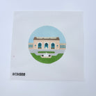 Union Station 4 1/2" Round Canvas - KC Needlepoint