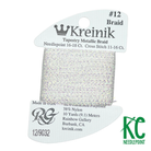 Kreinik Card Size 12 9032 Chrystalline - KC Needlepoint
