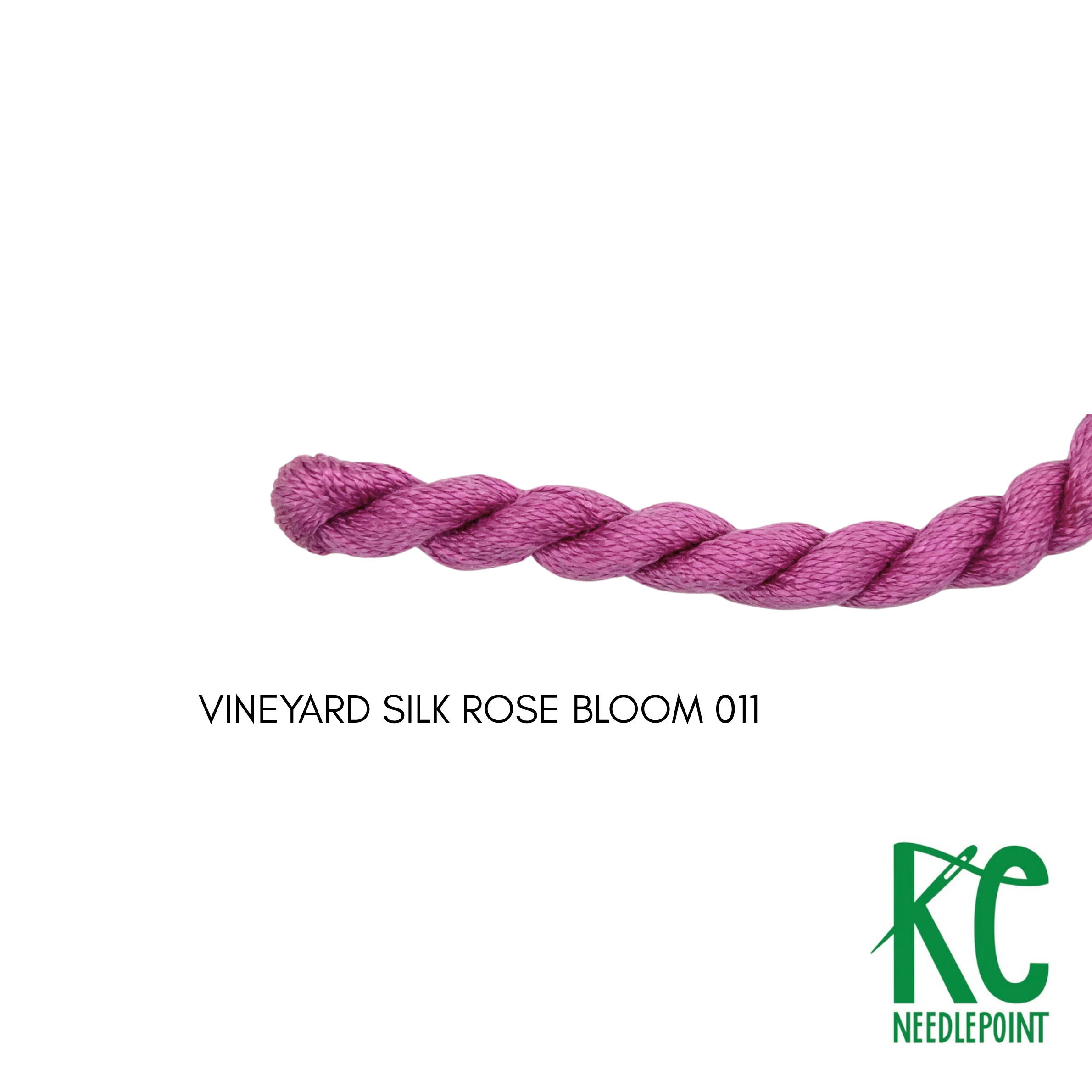 Vineyard Silk Skein C011 Rose Bloom - KC Needlepoint