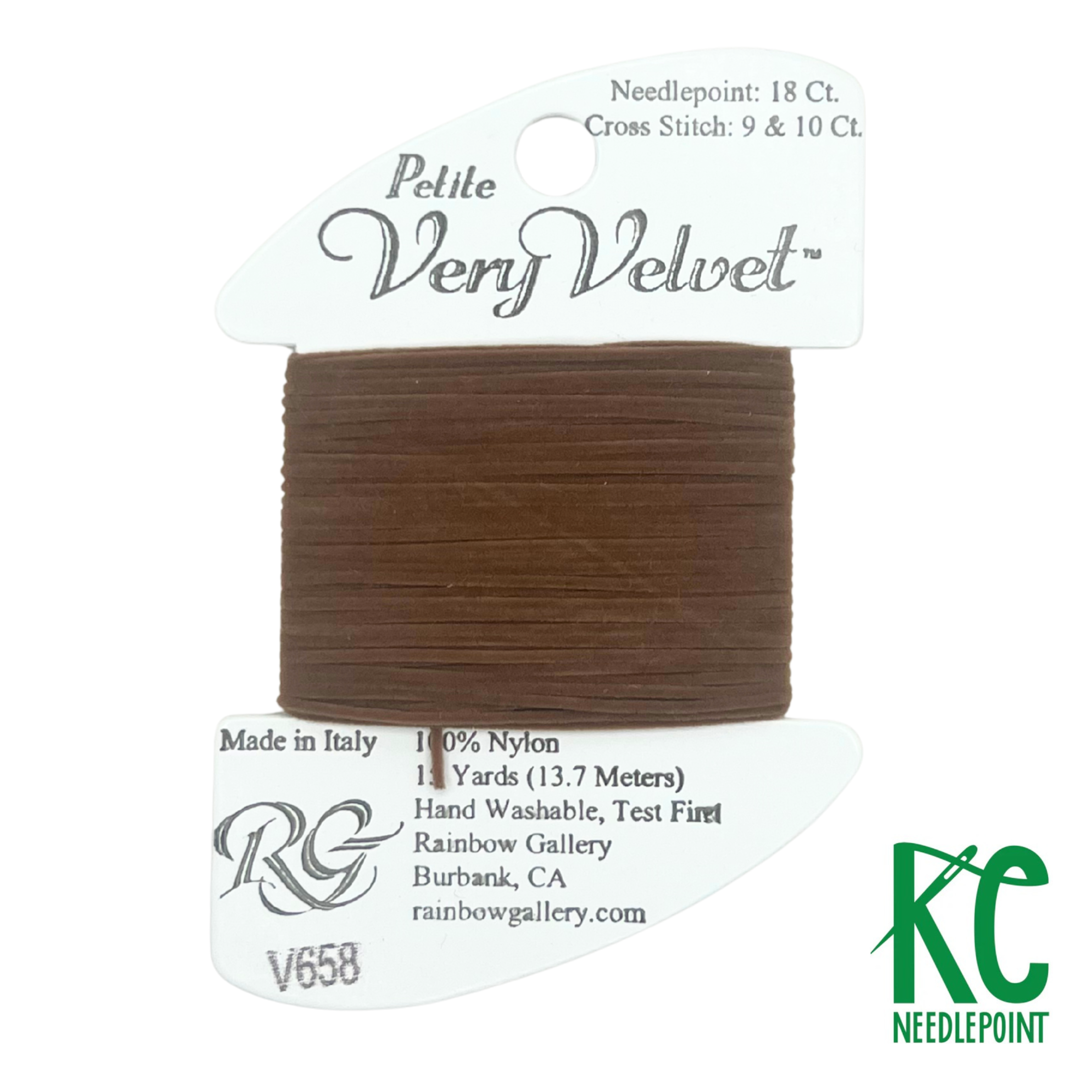 Petite Very Velvet V658 Golden Brown - KC Needlepoint