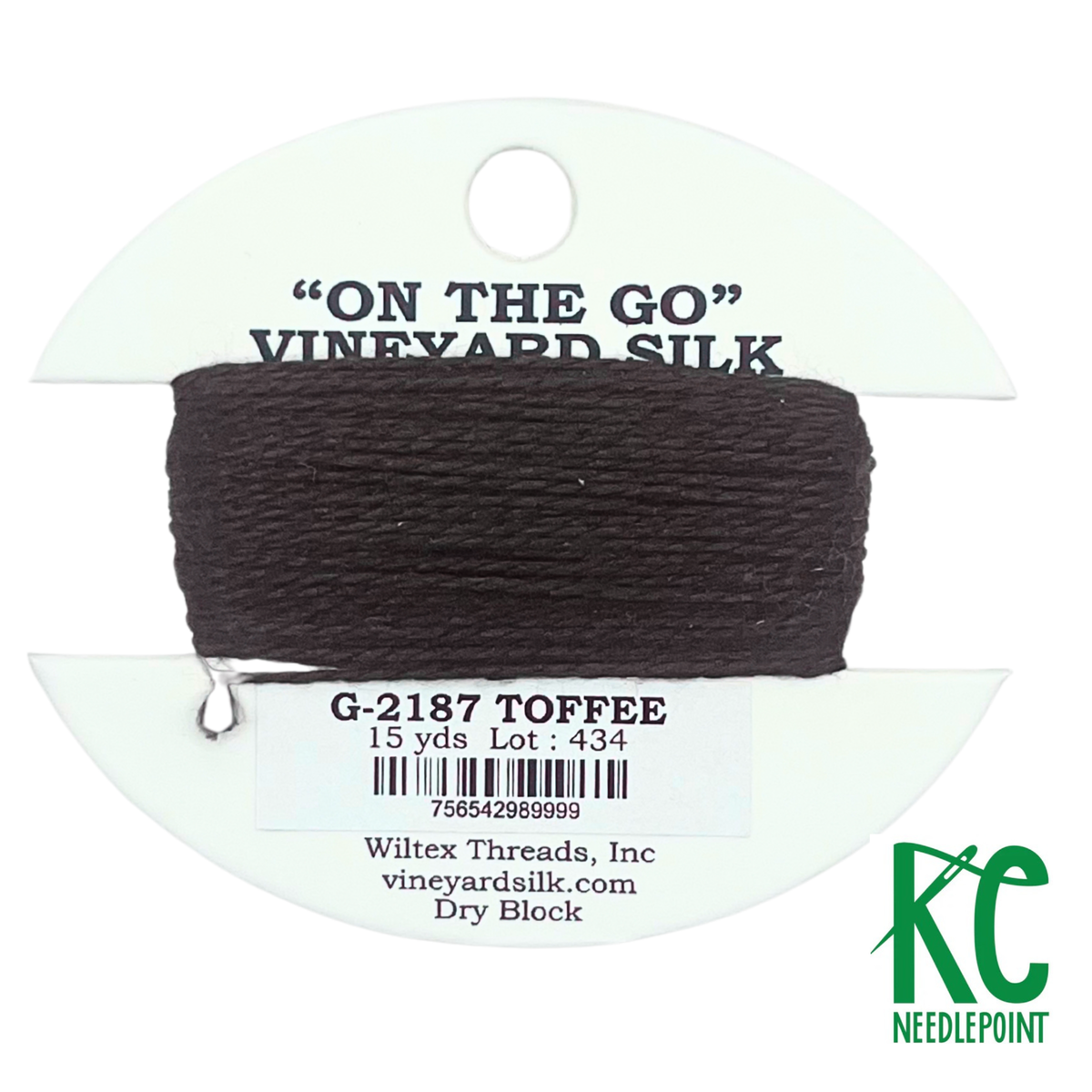 Vineyard Silk Card G2187 Toffee - KC Needlepoint