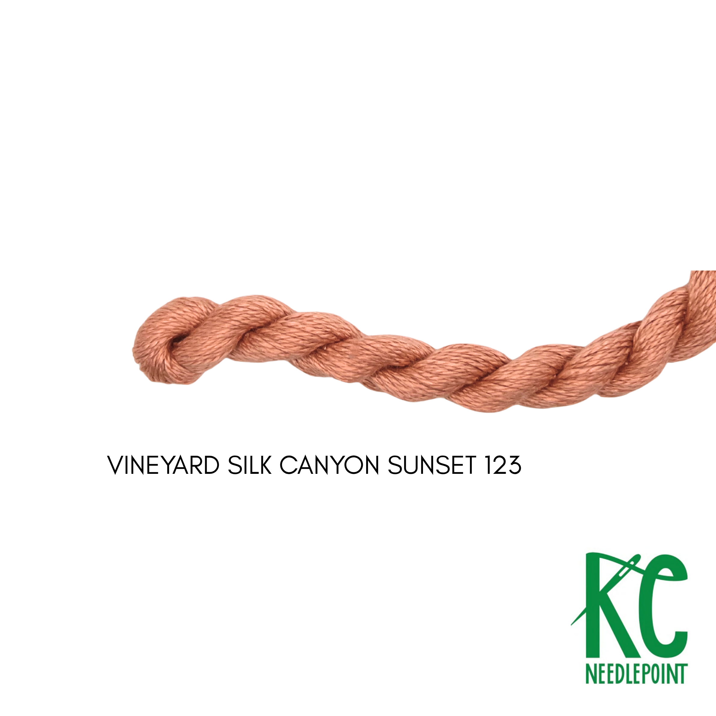 Vineyard Silk Skein C123 Canyon Sunset - KC Needlepoint