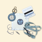 Just a Little Tied Bag Tag/Key Fob Kit - KC Needlepoint