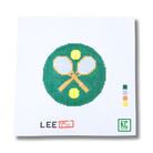 Tennis 3" Round Canvas - KC Needlepoint