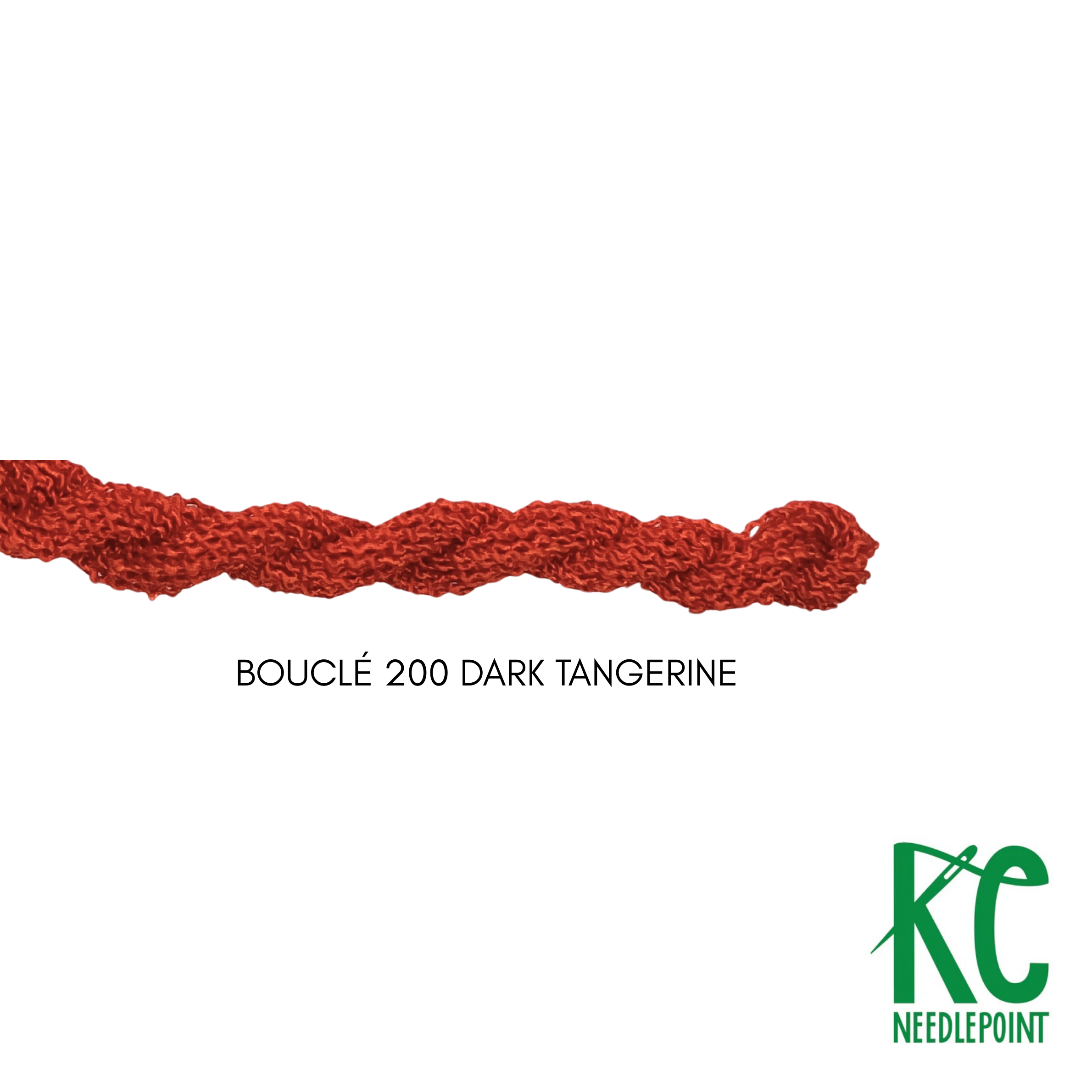 Bouclé 200  Dark Tangerine - KC Needlepoint