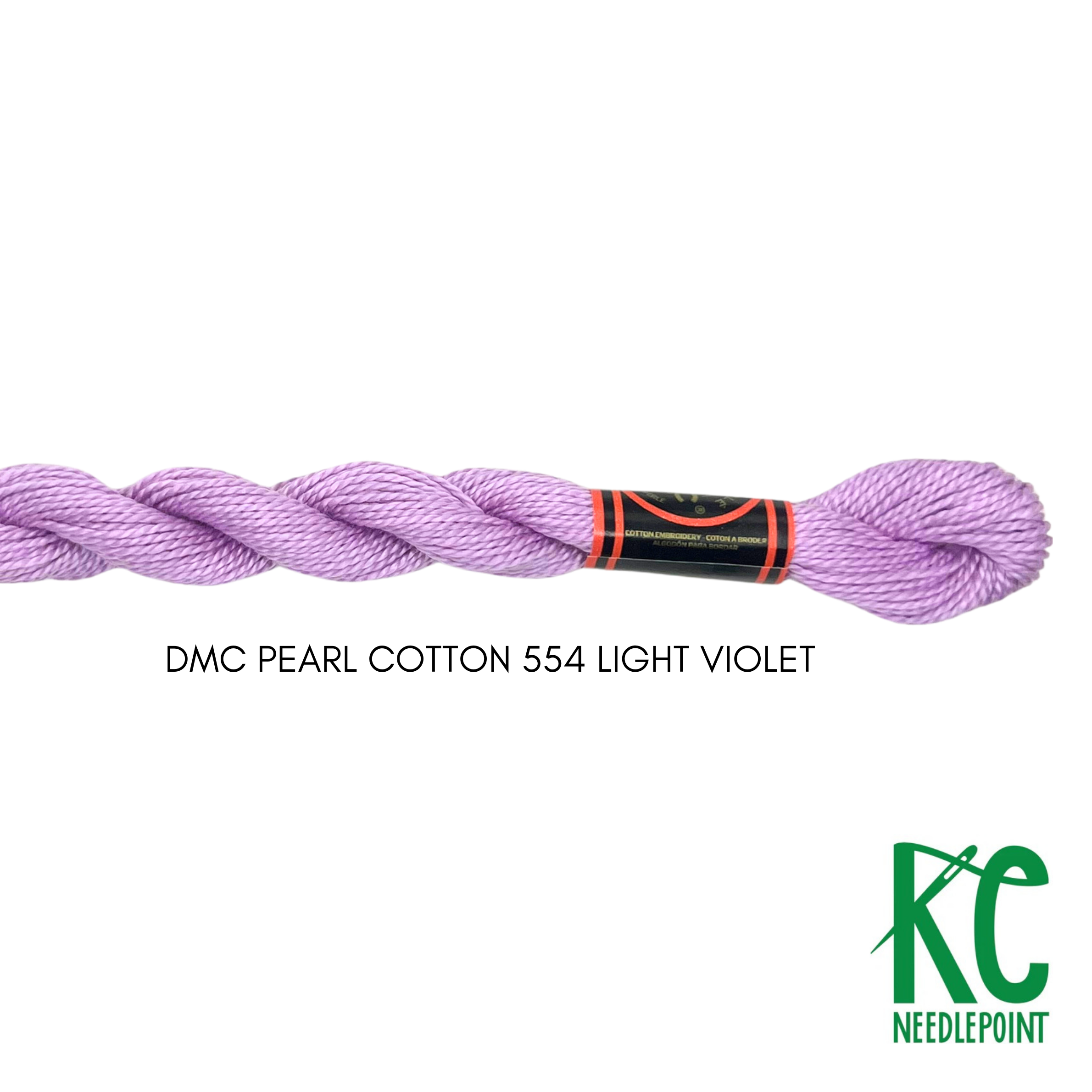 DMC 5 Pearl Cotton 554 Light Violet - KC Needlepoint