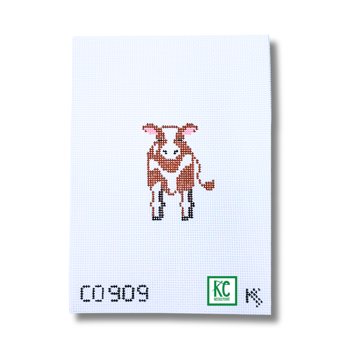 Tiny Nativity - Cow Canvas - KC Needlepoint