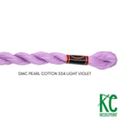 DMC 3 Pearl Cotton 554 Light Violet - KC Needlepoint