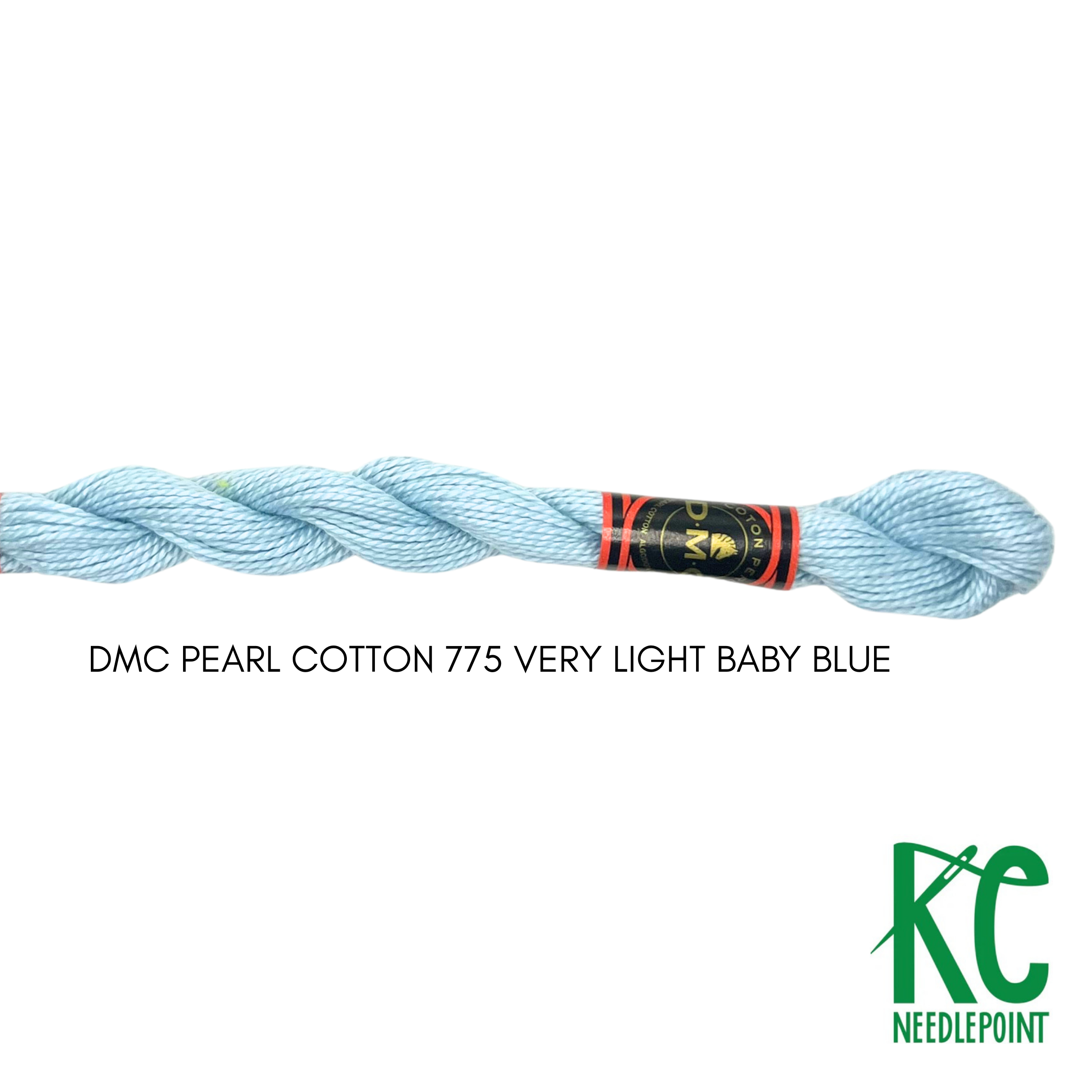 DMC 3 Pearl Cotton 775 Very Light Baby Blue - KC Needlepoint