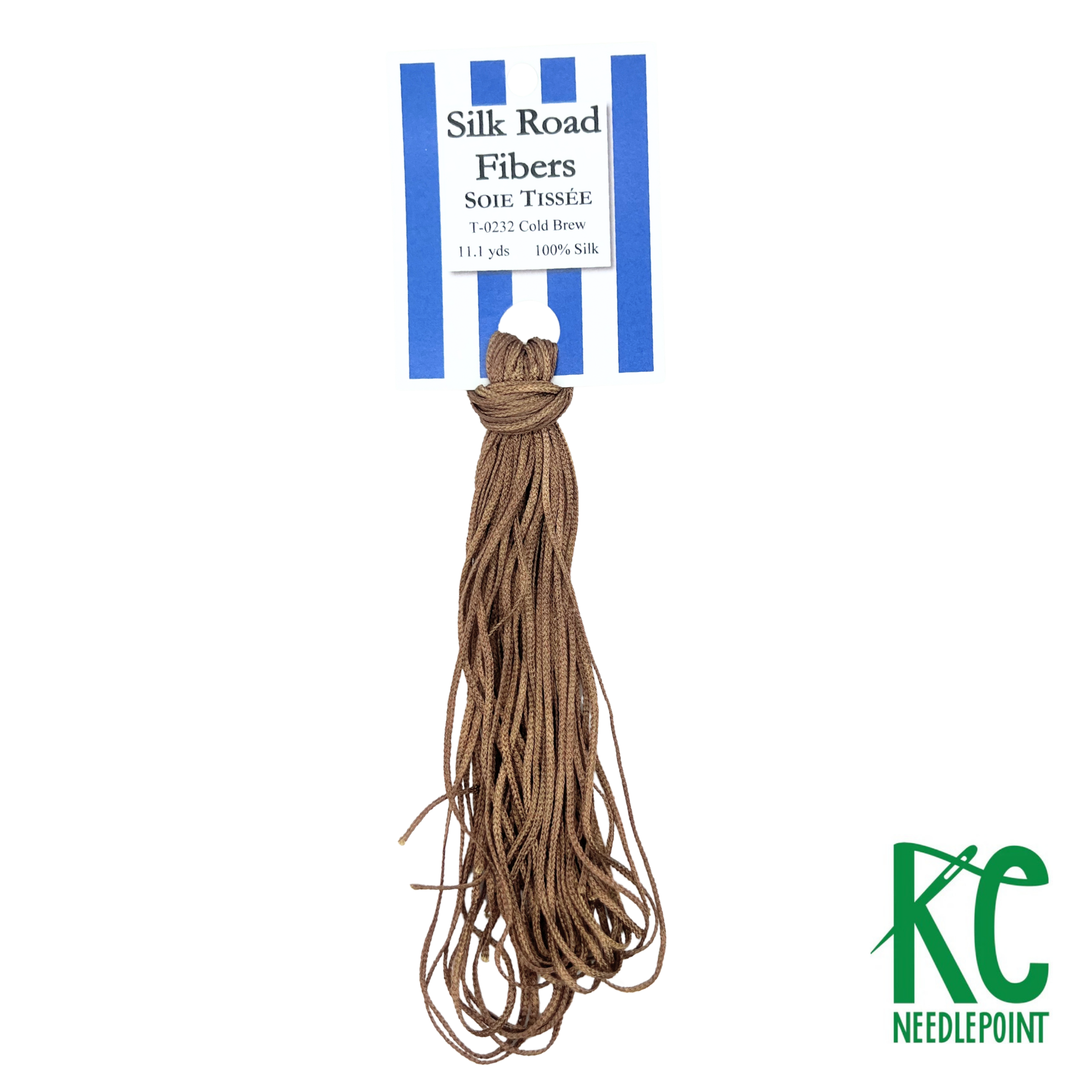 Soie Tissée 0232 Cold Brew - KC Needlepoint