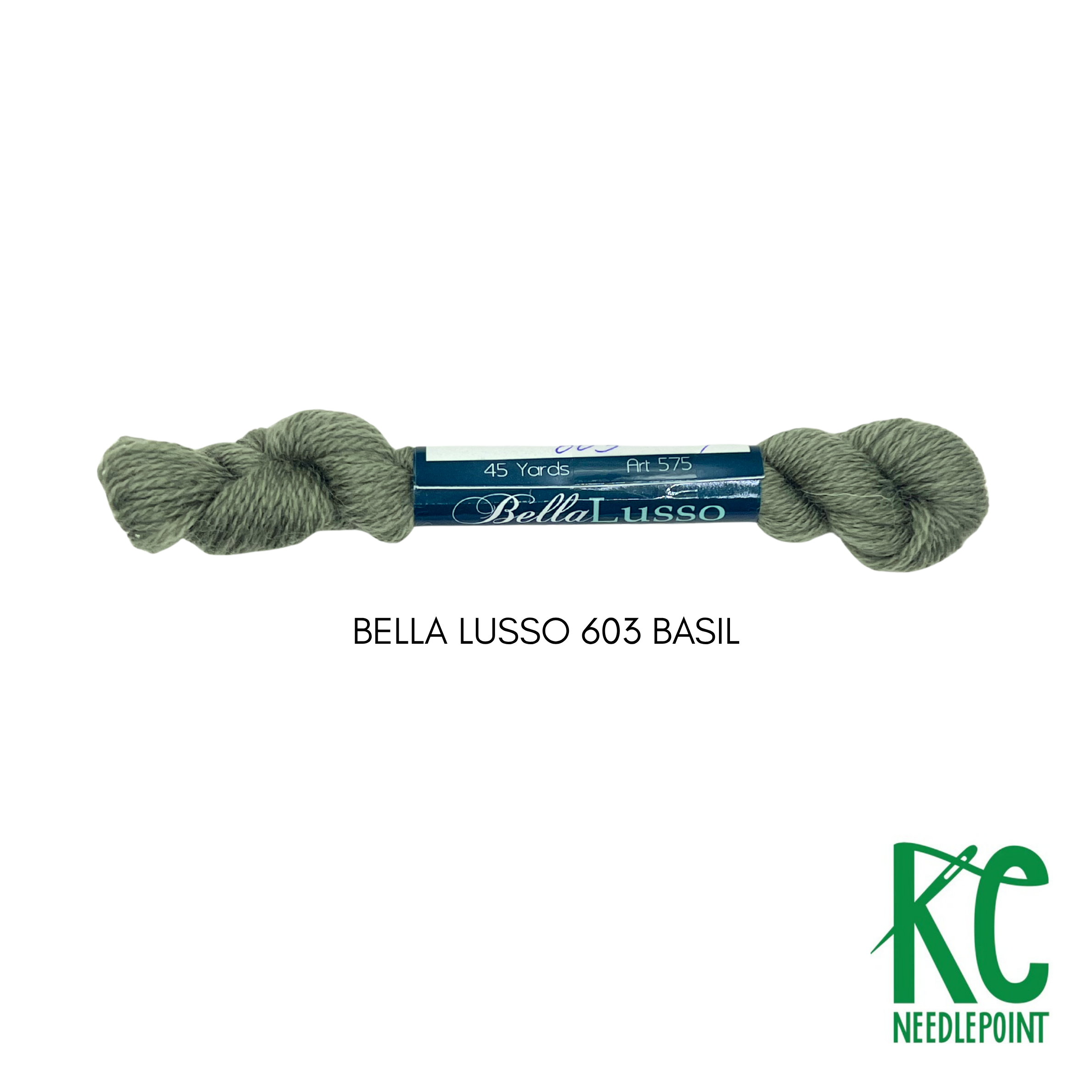 Bella Lusso Merino Wool 603 Basil - KC Needlepoint
