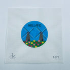 Holland Travel Round Canvas - KC Needlepoint