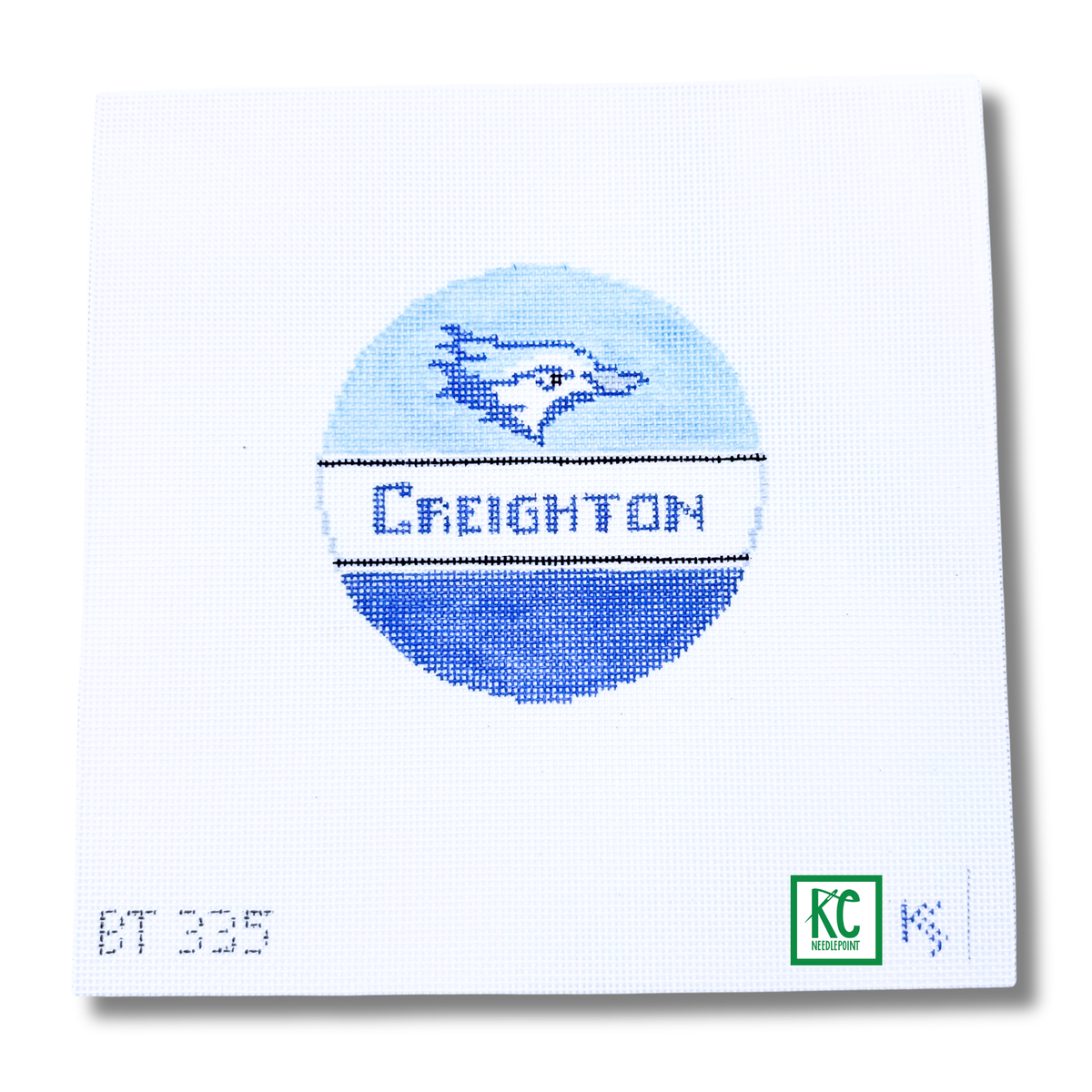 Creighton Round Canvas - KC Needlepoint