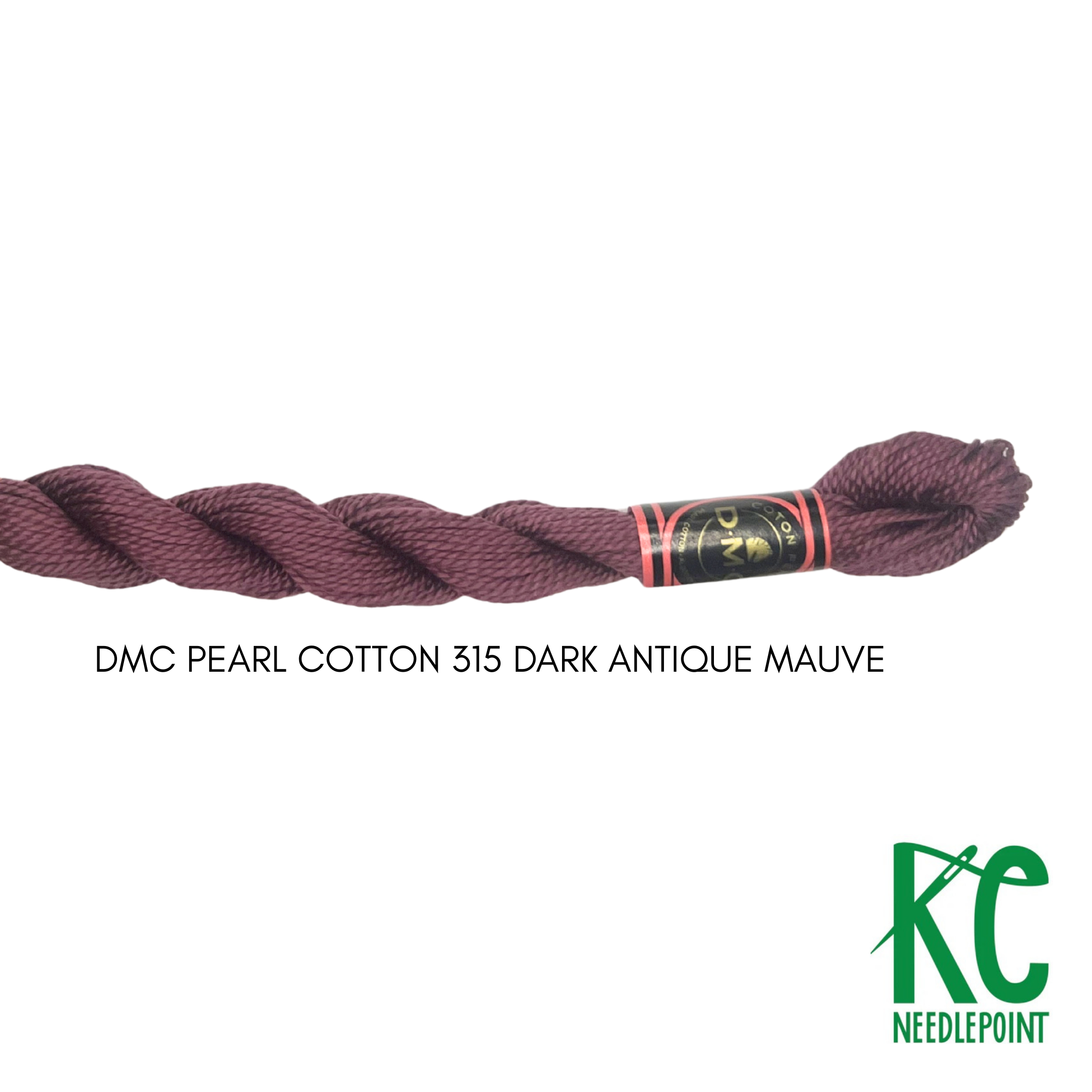 DMC 5 Pearl Cotton 315 Dark Antique Mauve - KC Needlepoint