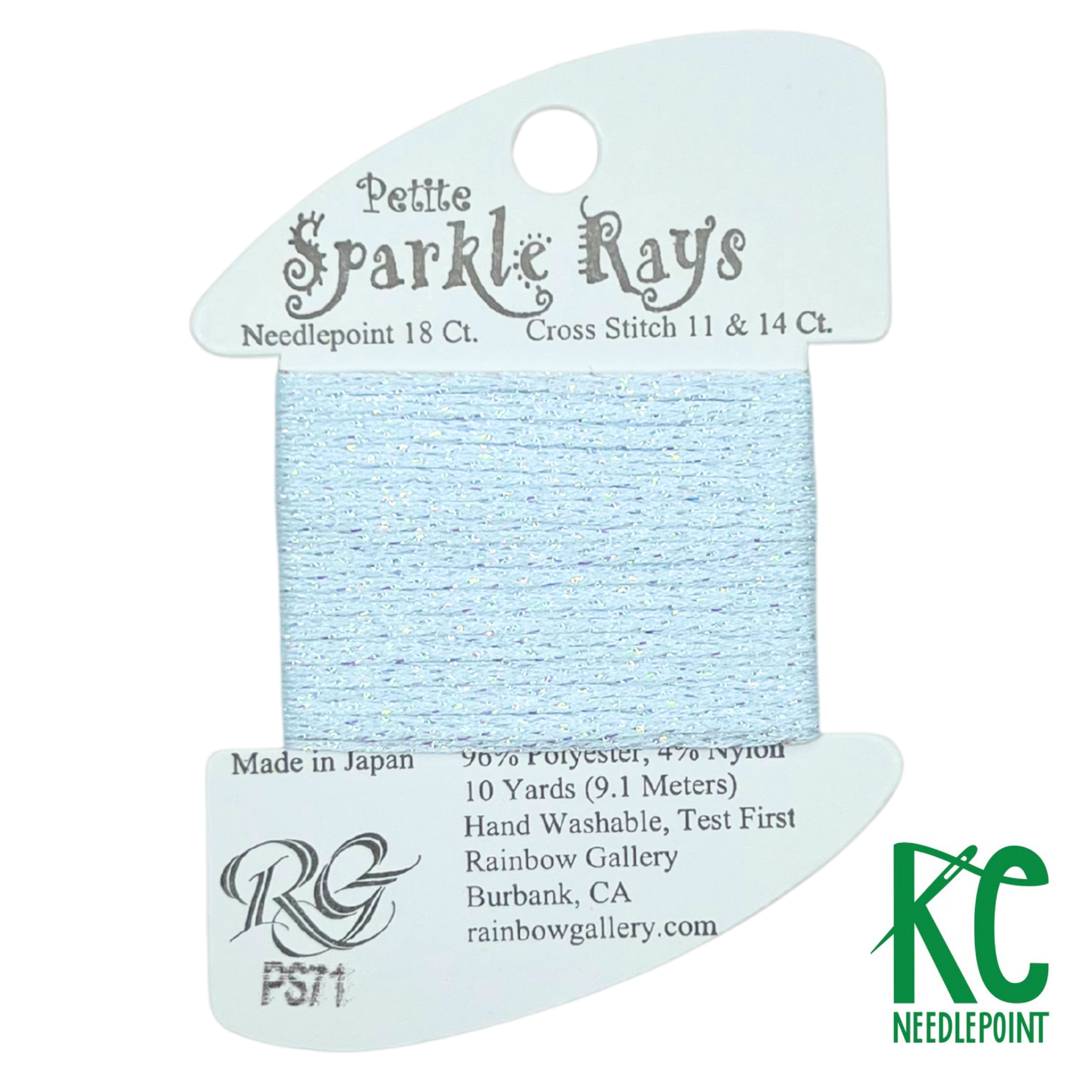 Petite Sparkle Rays PS71 Colonial Blue - KC Needlepoint