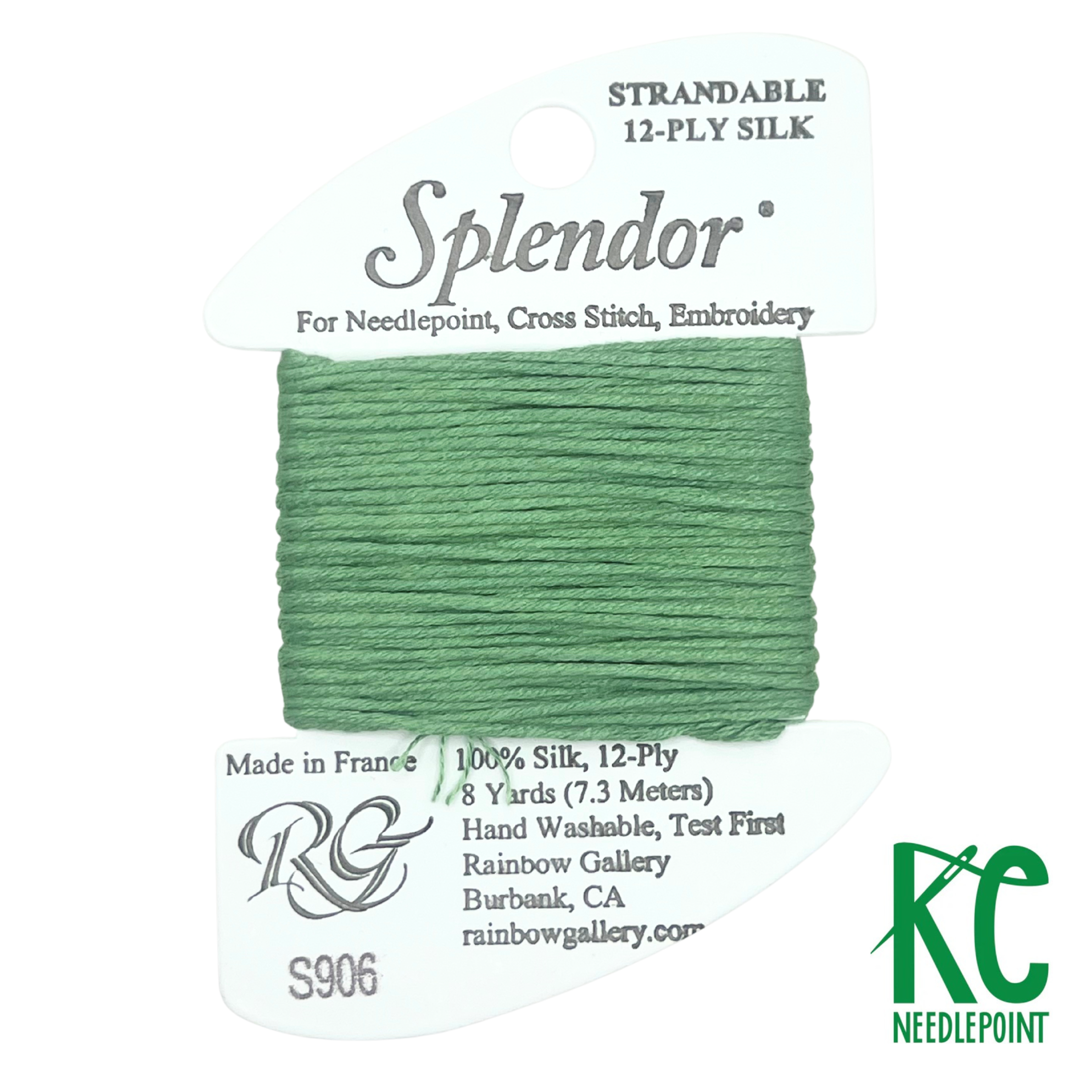 Splendor S906 Medium Pistachio Green - KC Needlepoint