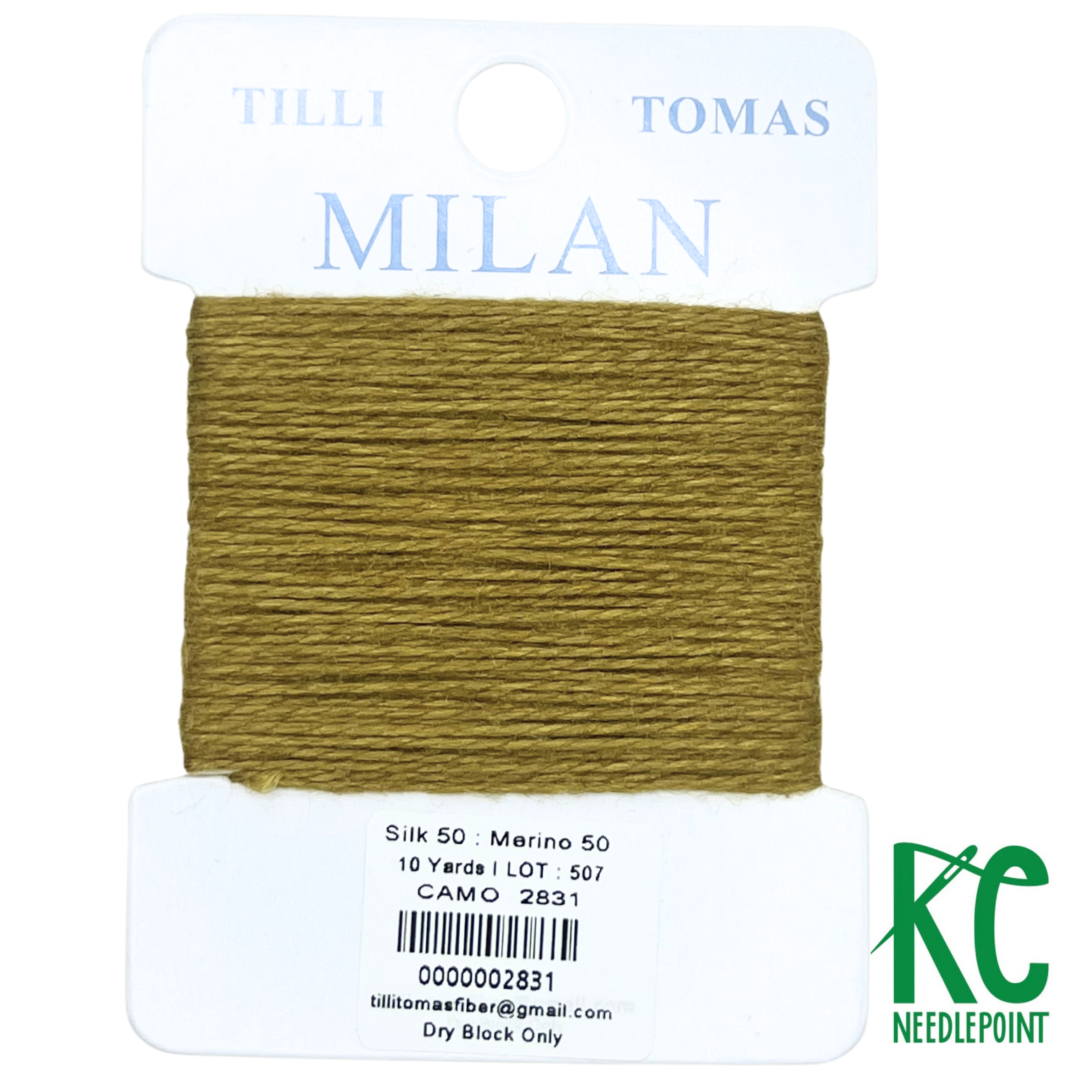 Milan Card 2831 Camo - KC Needlepoint