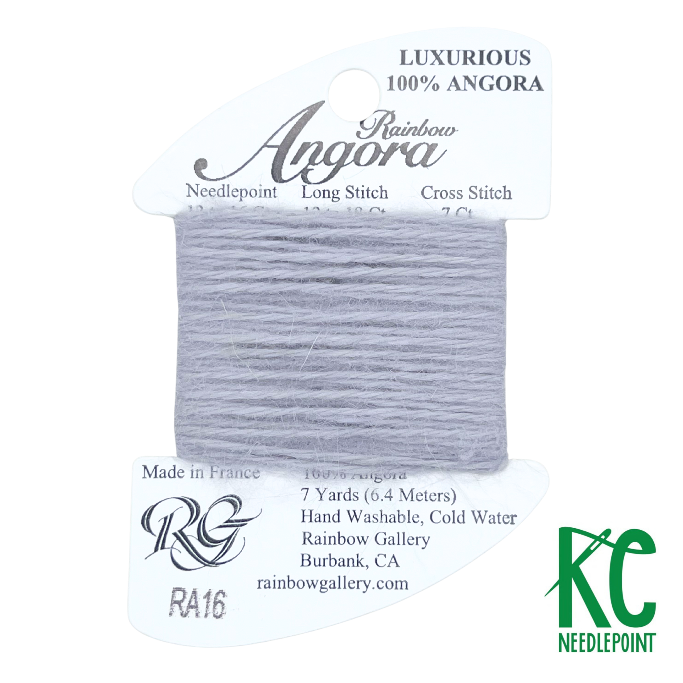 Rainbow Angora RA16 Dove Gray - KC Needlepoint