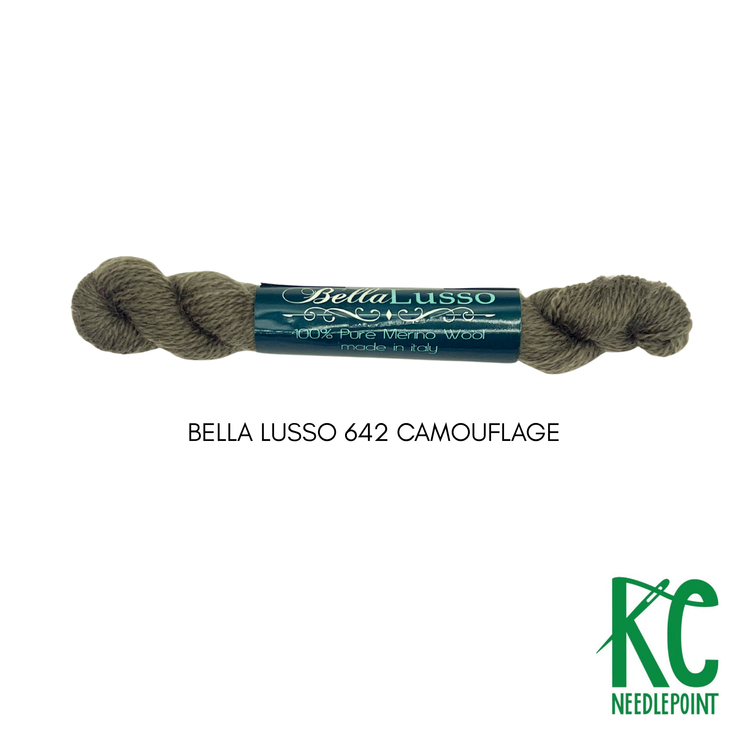 Bella Lusso Merino Wool 642 Camouflage - KC Needlepoint