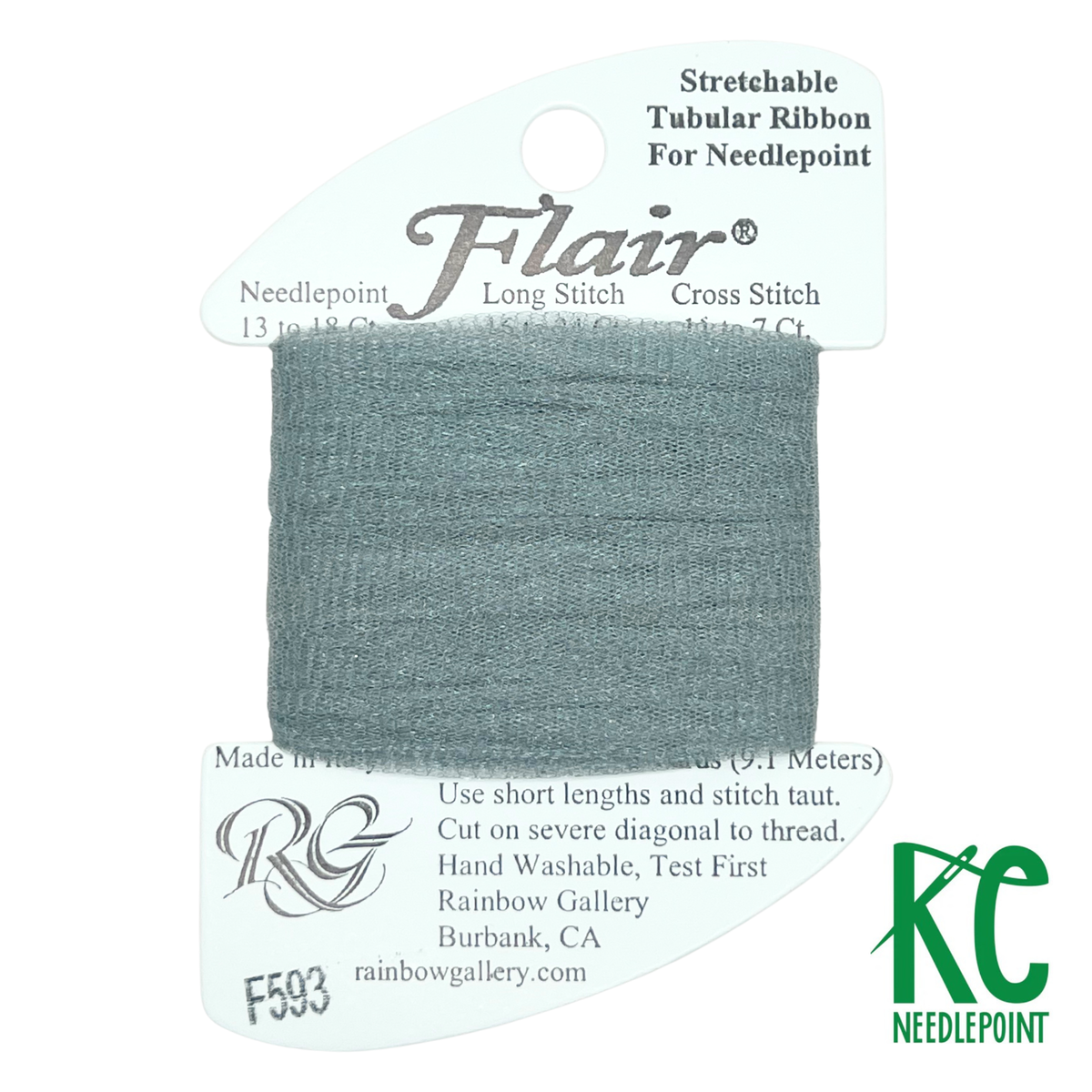 Flair F593 Dark Gray - KC Needlepoint