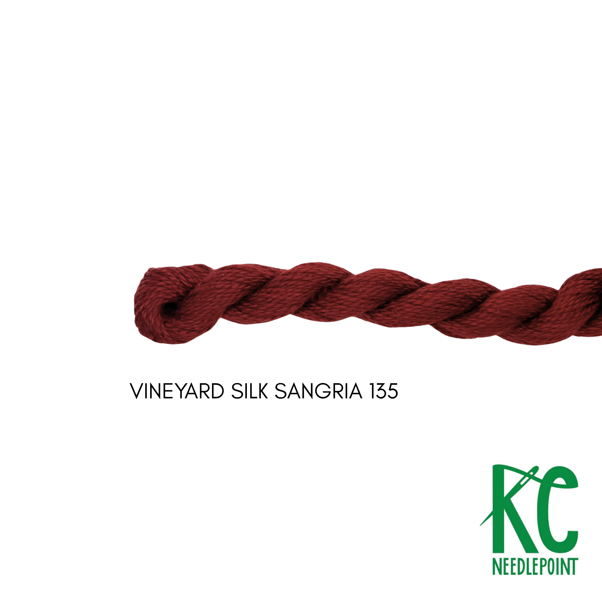 Vineyard Silk Skein C135 Sangria - KC Needlepoint