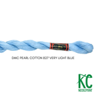 DMC 5 Pearl Cotton 827 Very Light Blue - KC Needlepoint