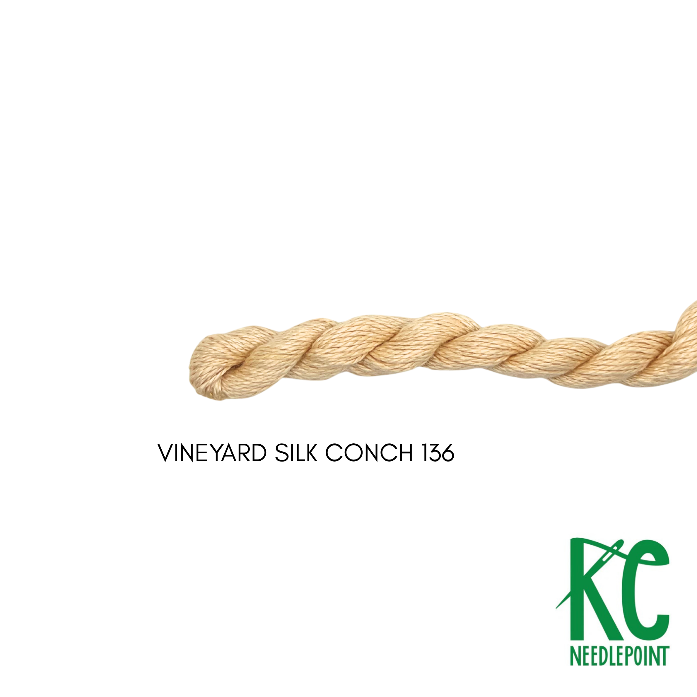Vineyard Silk Skein C136 Conch - KC Needlepoint