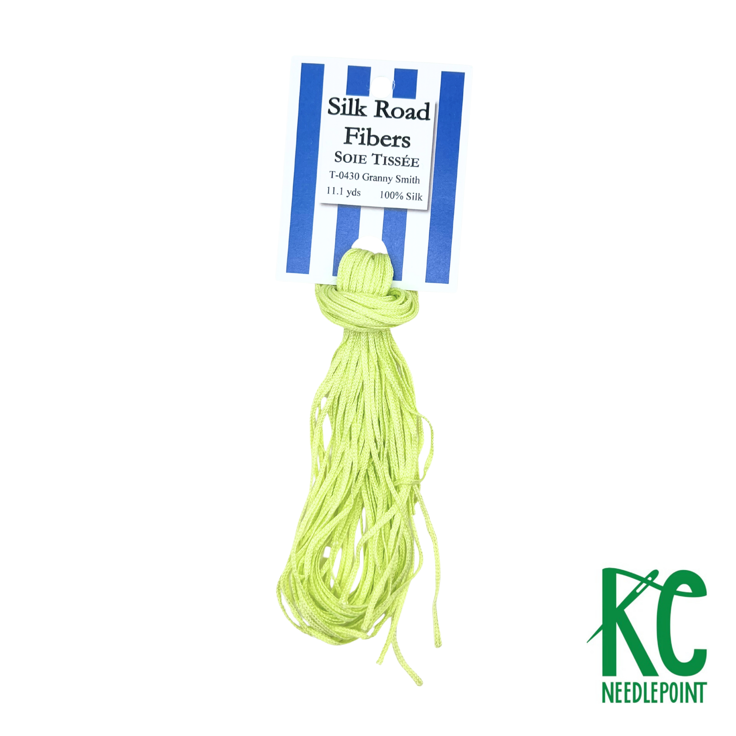 Soie Tissée 0430 Granny Smith - KC Needlepoint
