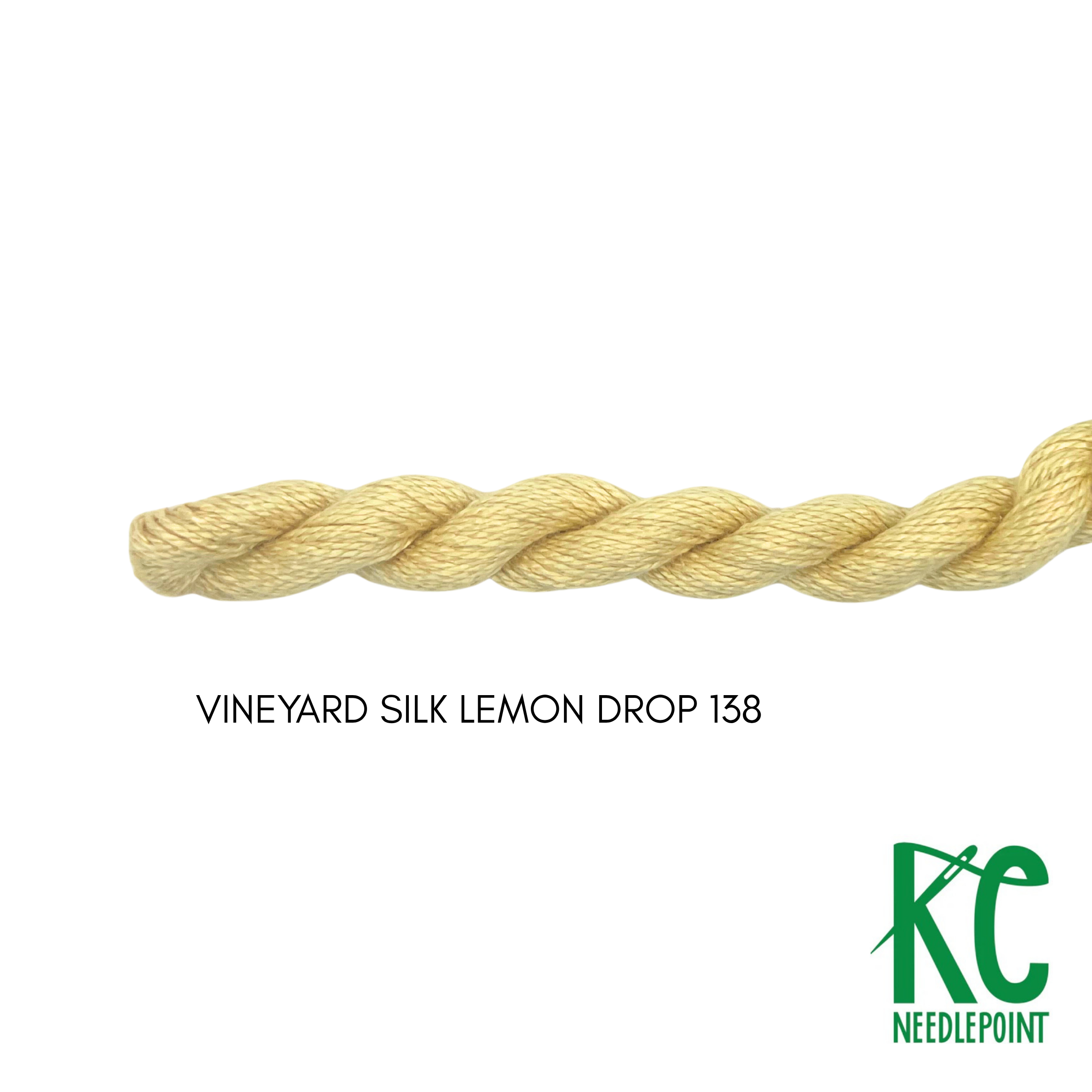 Vineyard Silk Skein C138 Lemon Drop - KC Needlepoint