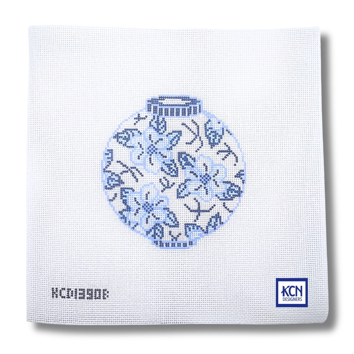 Ginger Jar Ornament Canvas - KC Needlepoint