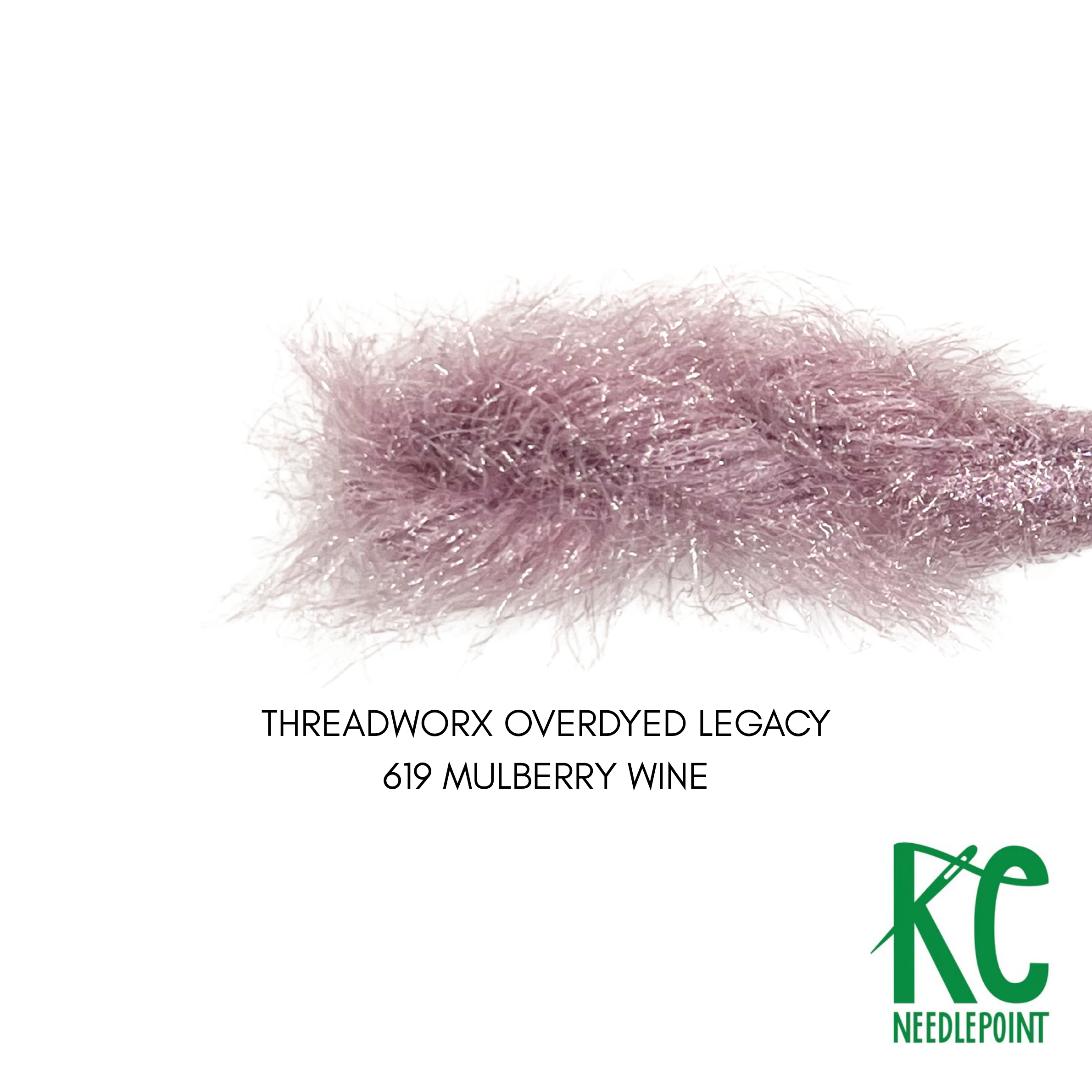 ThreadworX Overdyed Legacy 619 Mulberry Wine - KC Needlepoint