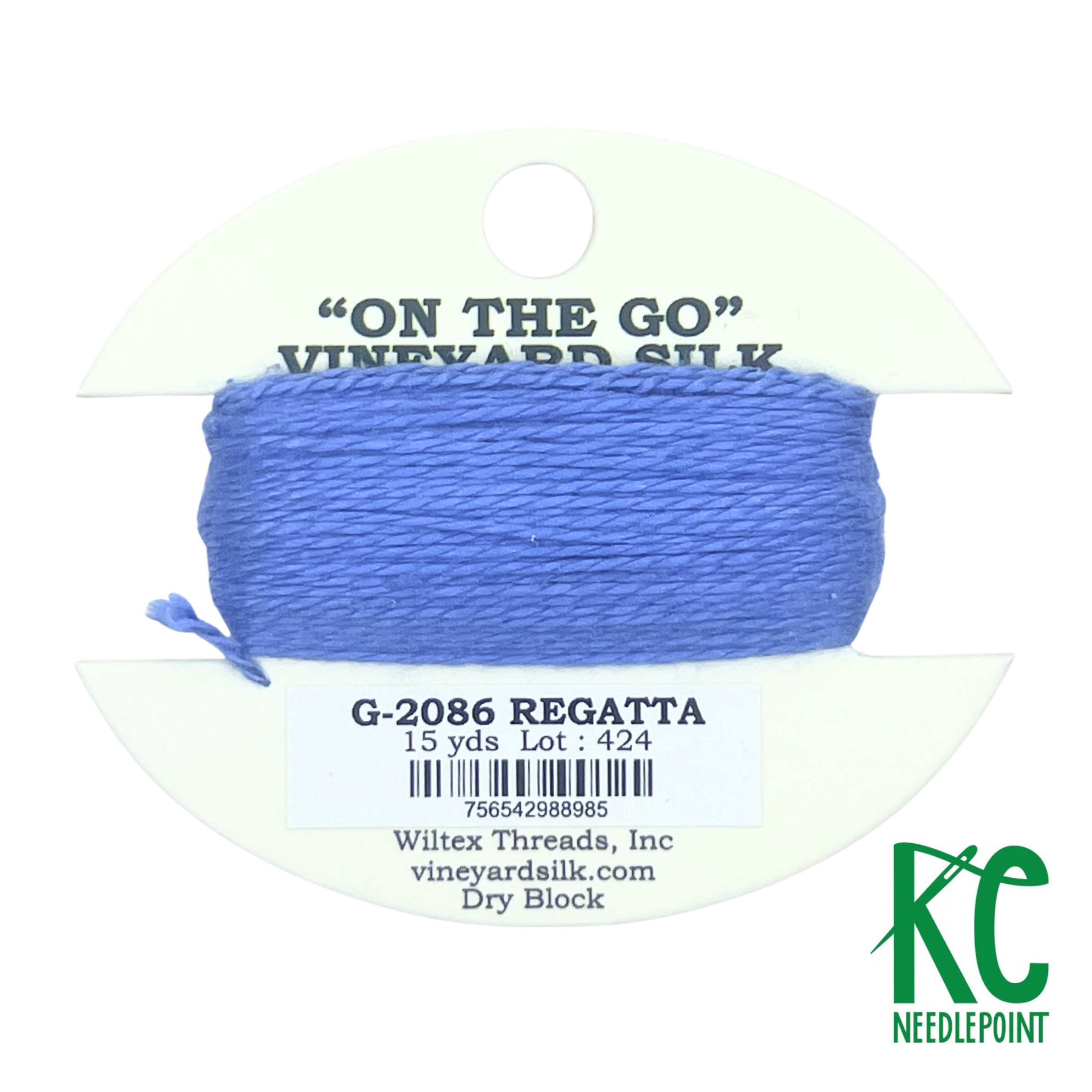 Vineyard Silk Card G2086 Regatta - KC Needlepoint
