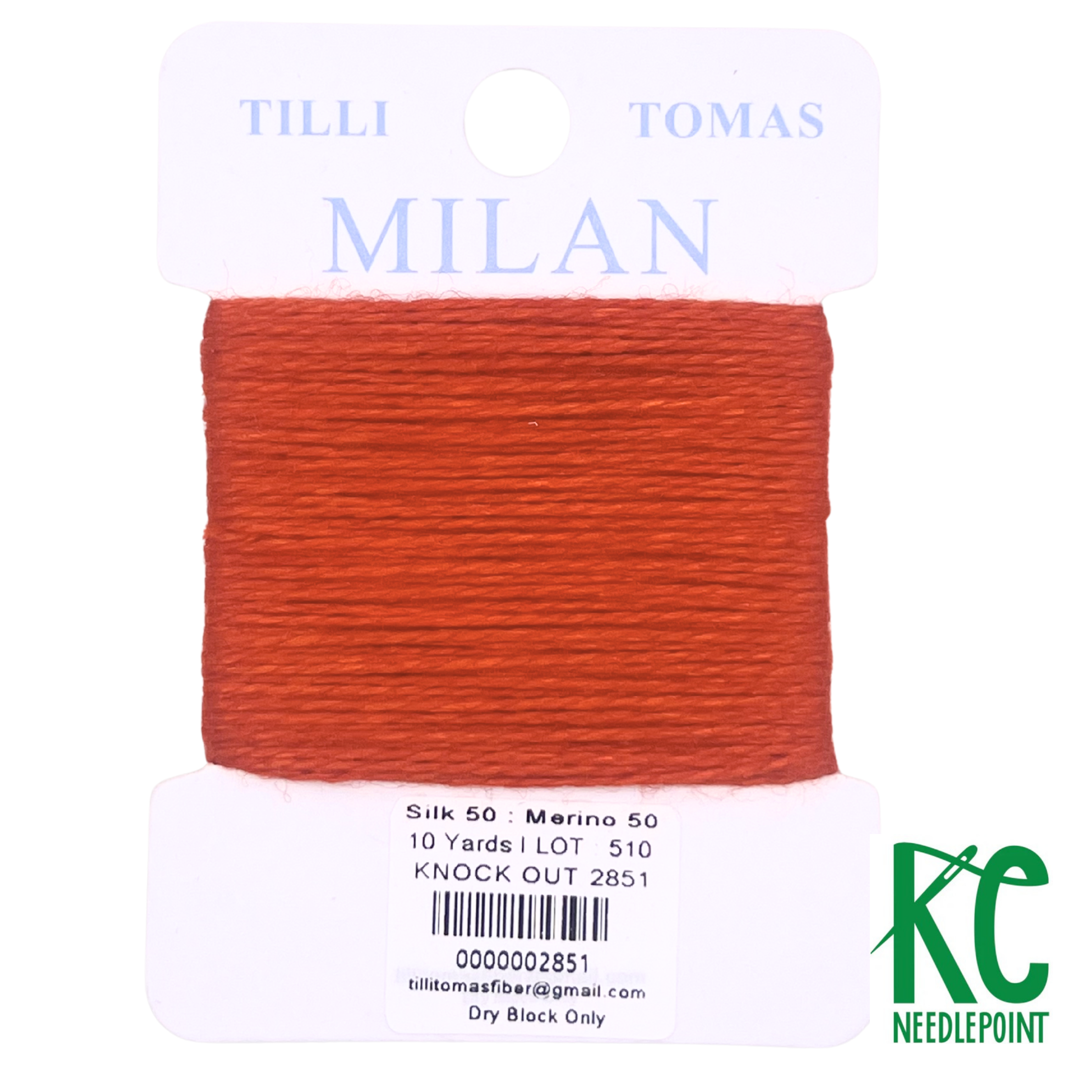 Milan Card 2851 Knock Out - KC Needlepoint