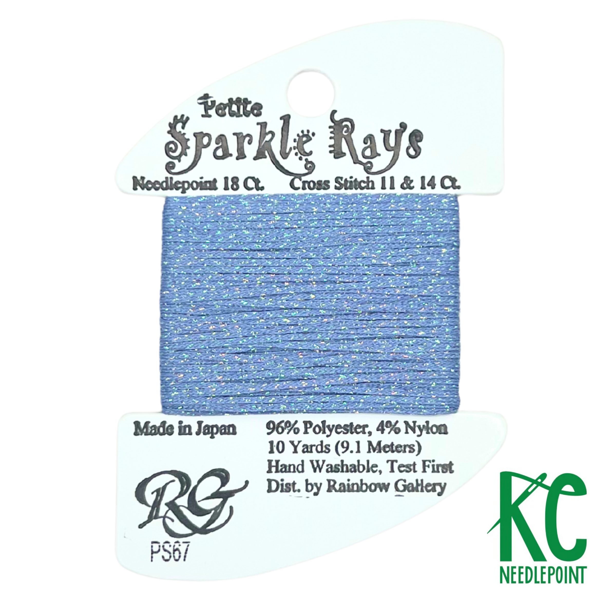 Petite Sparkle Rays PS67 Periwinkle - KC Needlepoint
