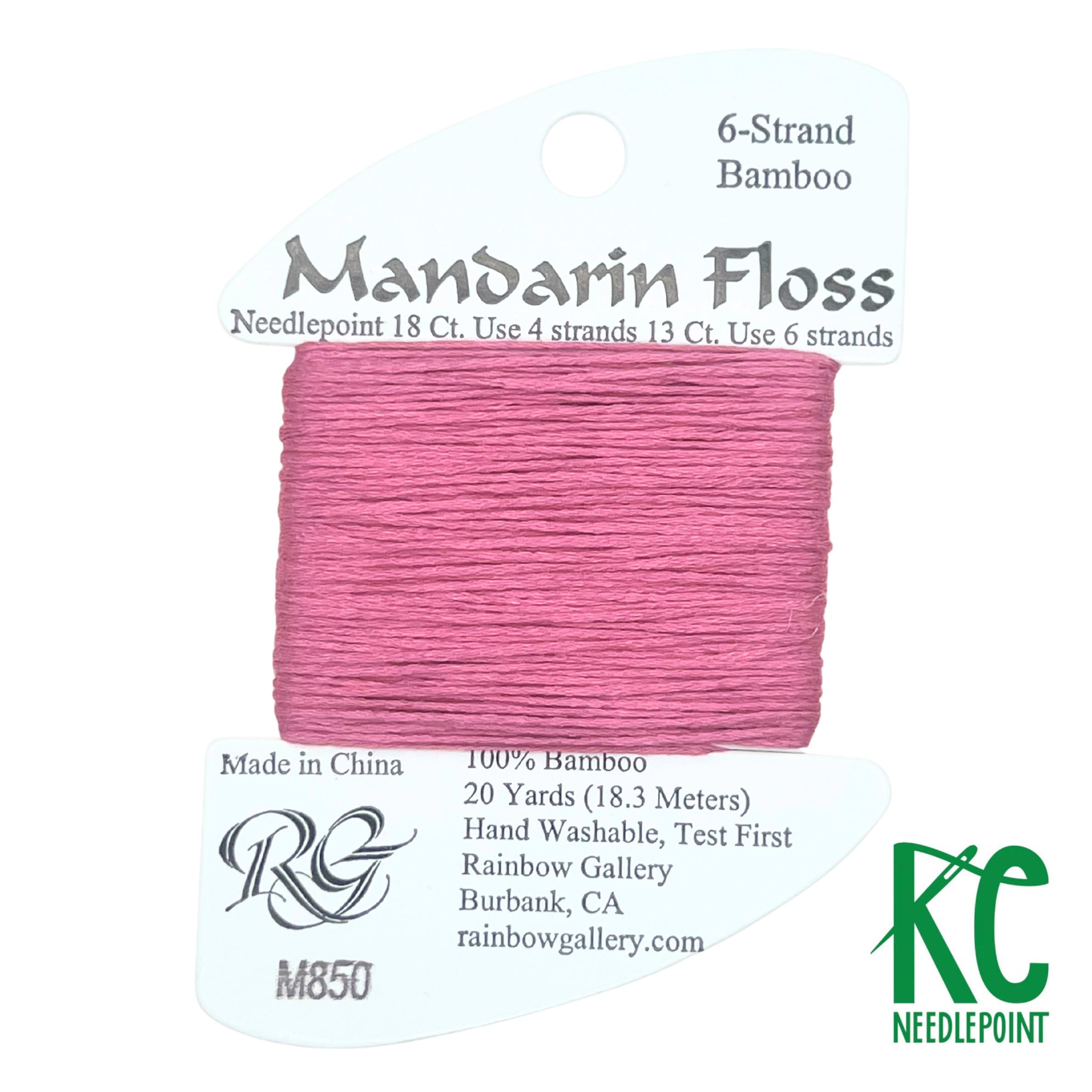 Mandarin Floss M850 Dark Raspberry - KC Needlepoint
