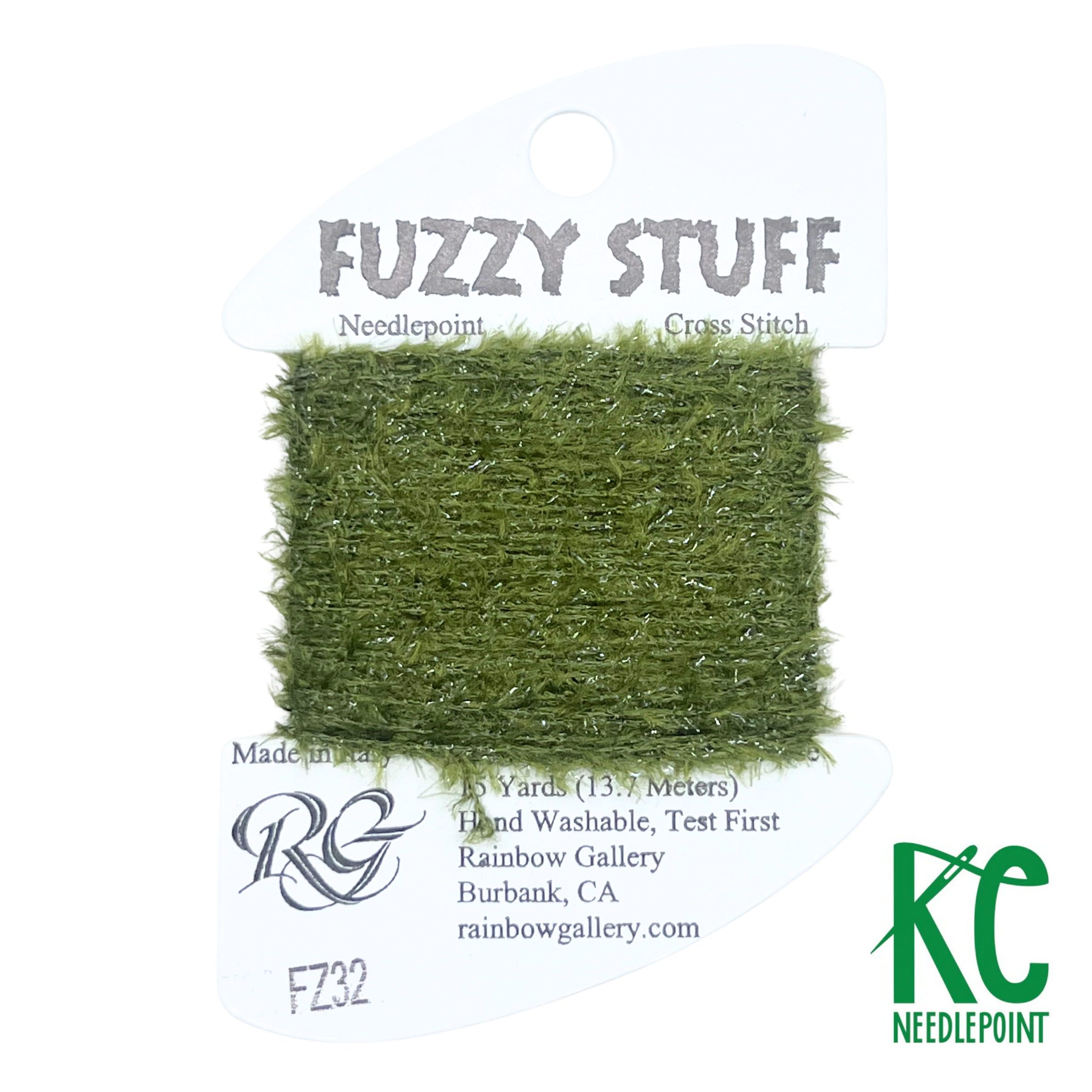 Fuzzy Stuff FZ32 Leaf Green - KC Needlepoint