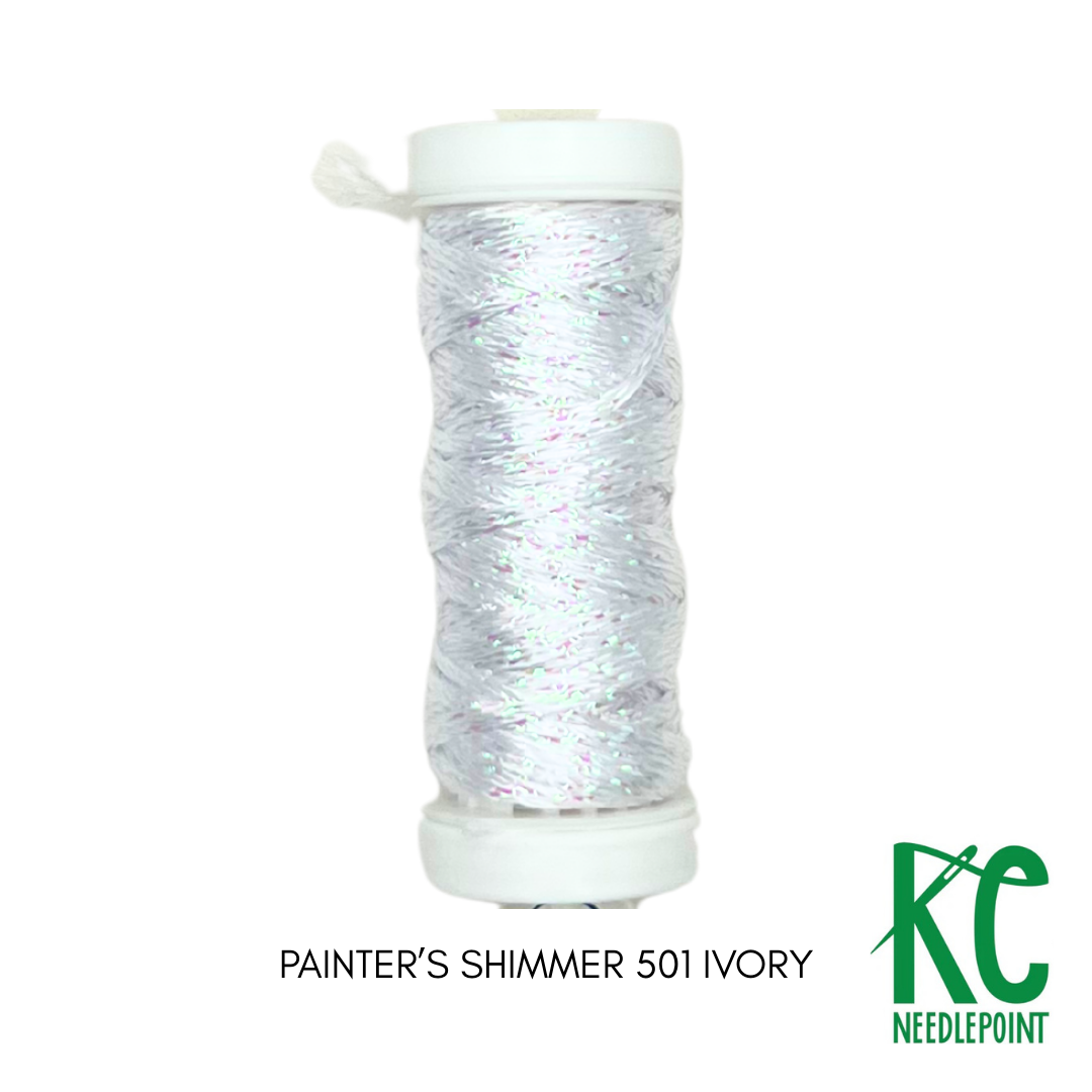 Painter's Shimmer 501 Ivory - KC Needlepoint