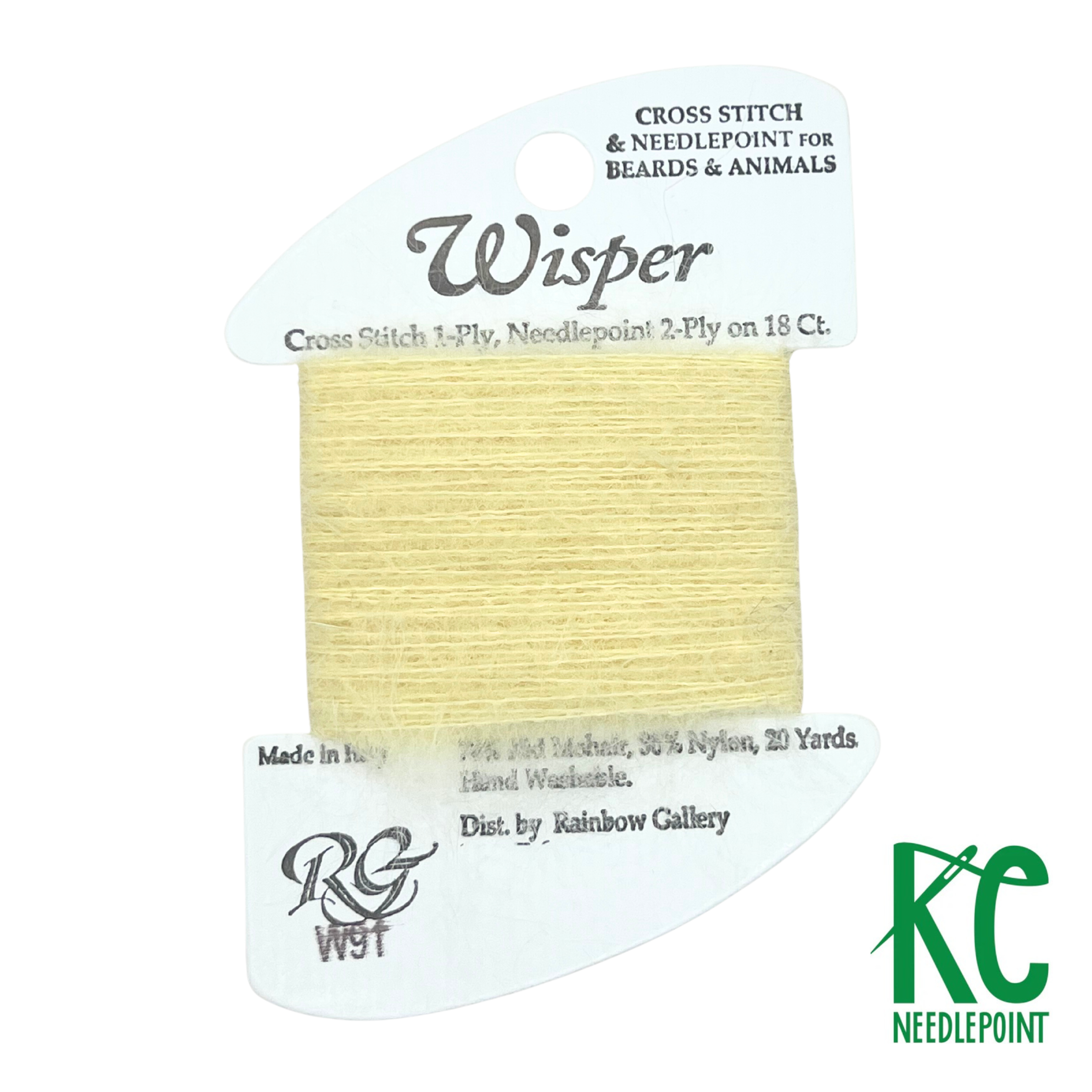 Wisper W91 New Yellow - KC Needlepoint