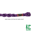 DMC 3 Pearl Cotton 327 Dark Violet - KC Needlepoint