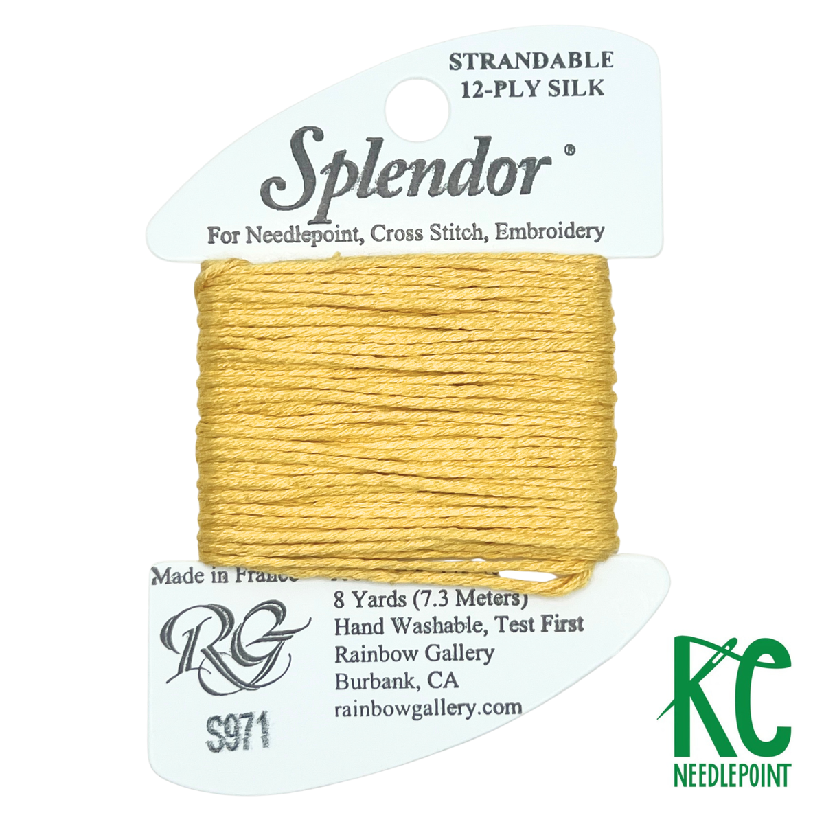 Splendor S971 Warm Yellow - KC Needlepoint