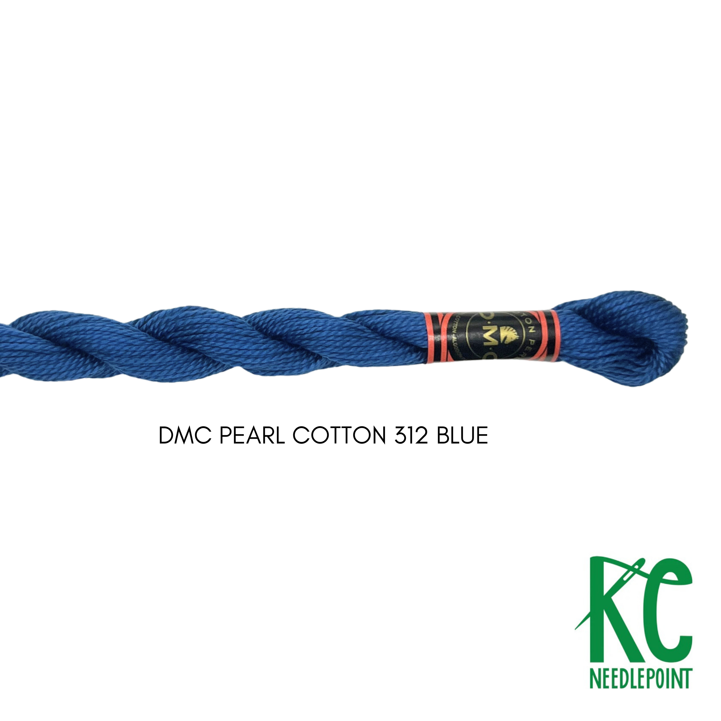 DMC 5 Pearl Cotton 312 Blue - KC Needlepoint