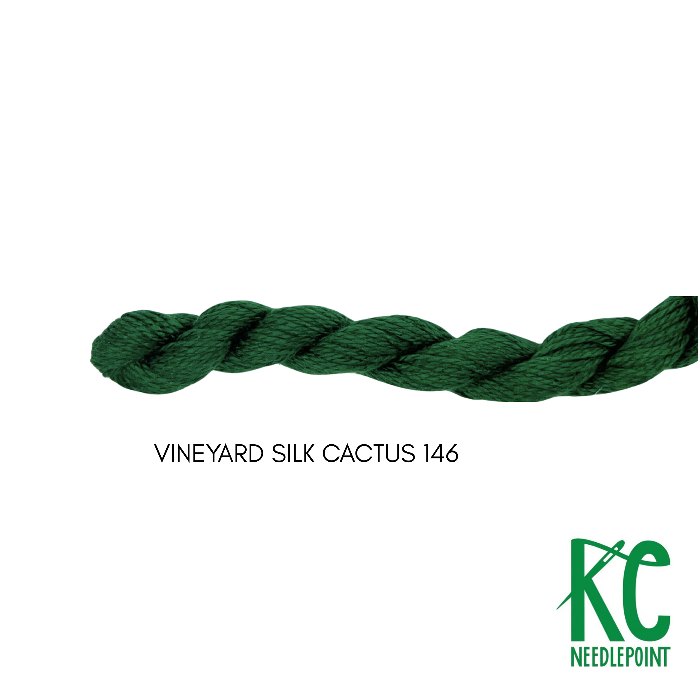 Vineyard Silk Skein C146 Cactus - KC Needlepoint