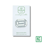 The Crown Jewel White Diamond Needle Minder - KC Needlepoint