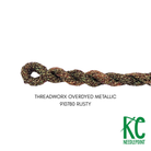 ThreadworX #12 Overdyed Metallic Rusty - KC Needlepoint