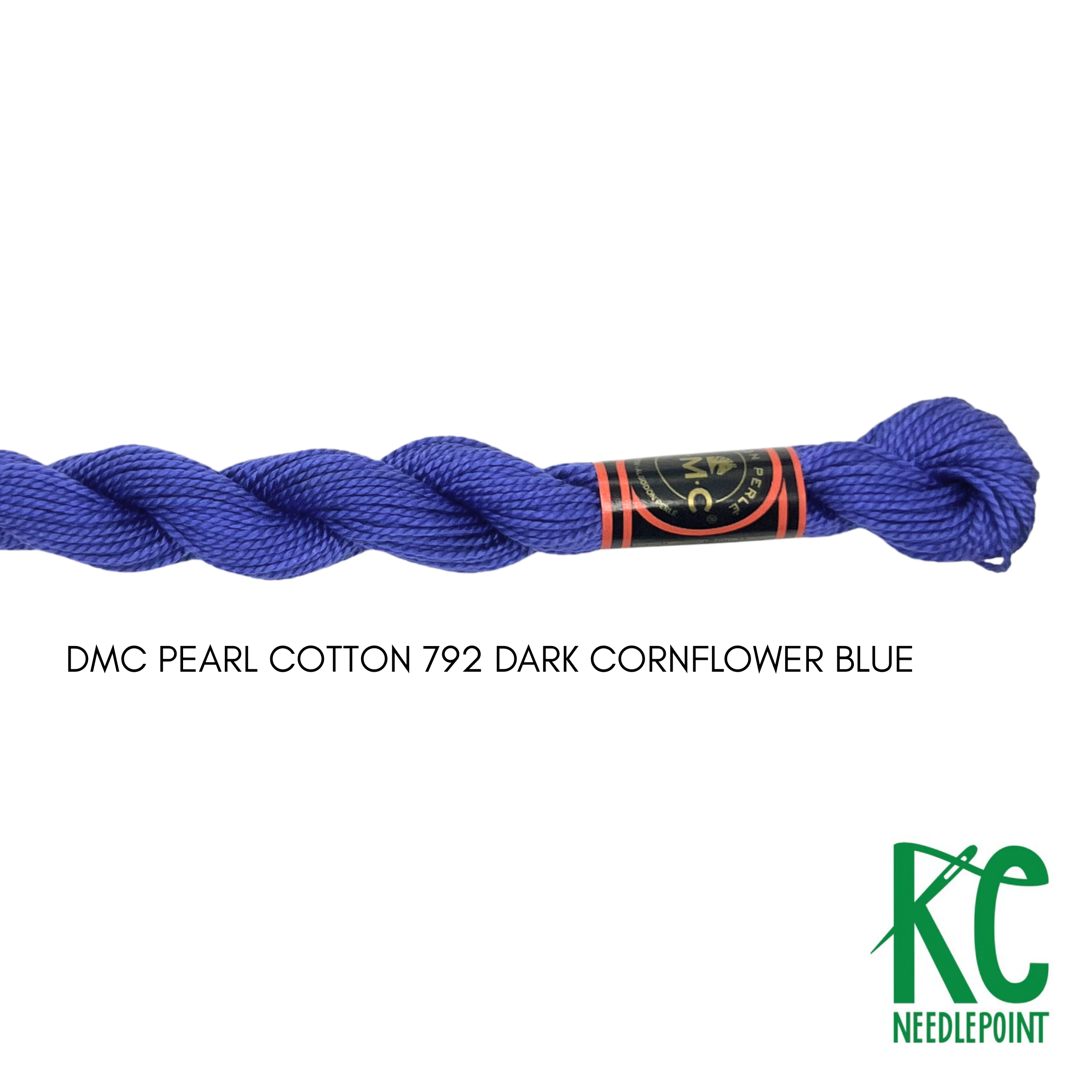 DMC 5 Pearl Cotton 792 Dark Cornflower Blue - KC Needlepoint