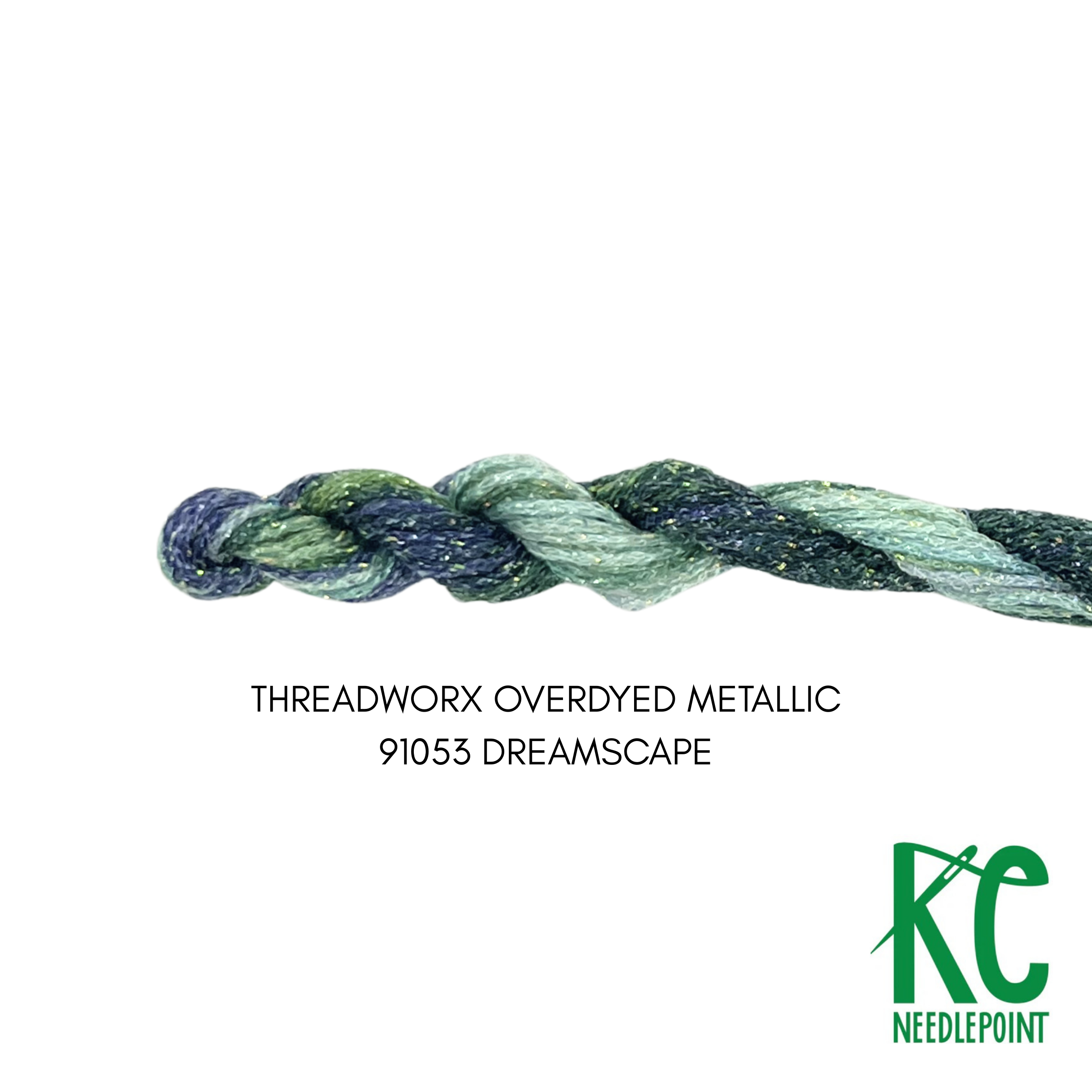 ThreadworX #12 Overdyed Metallic Dreamscape - KC Needlepoint