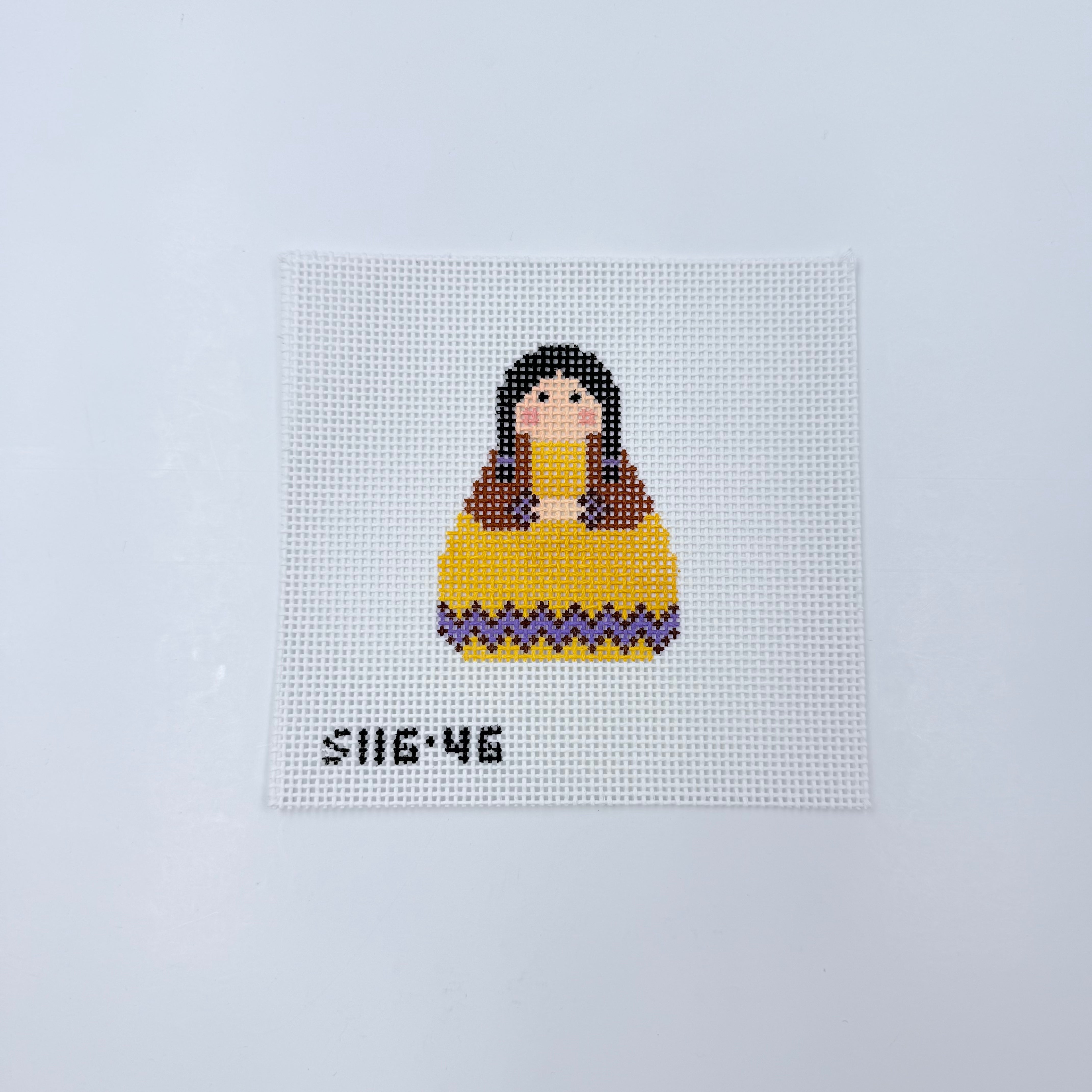 Native American Girl Angel - KC Needlepoint