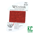 Kreinik Card Size 12 003 Red - KC Needlepoint