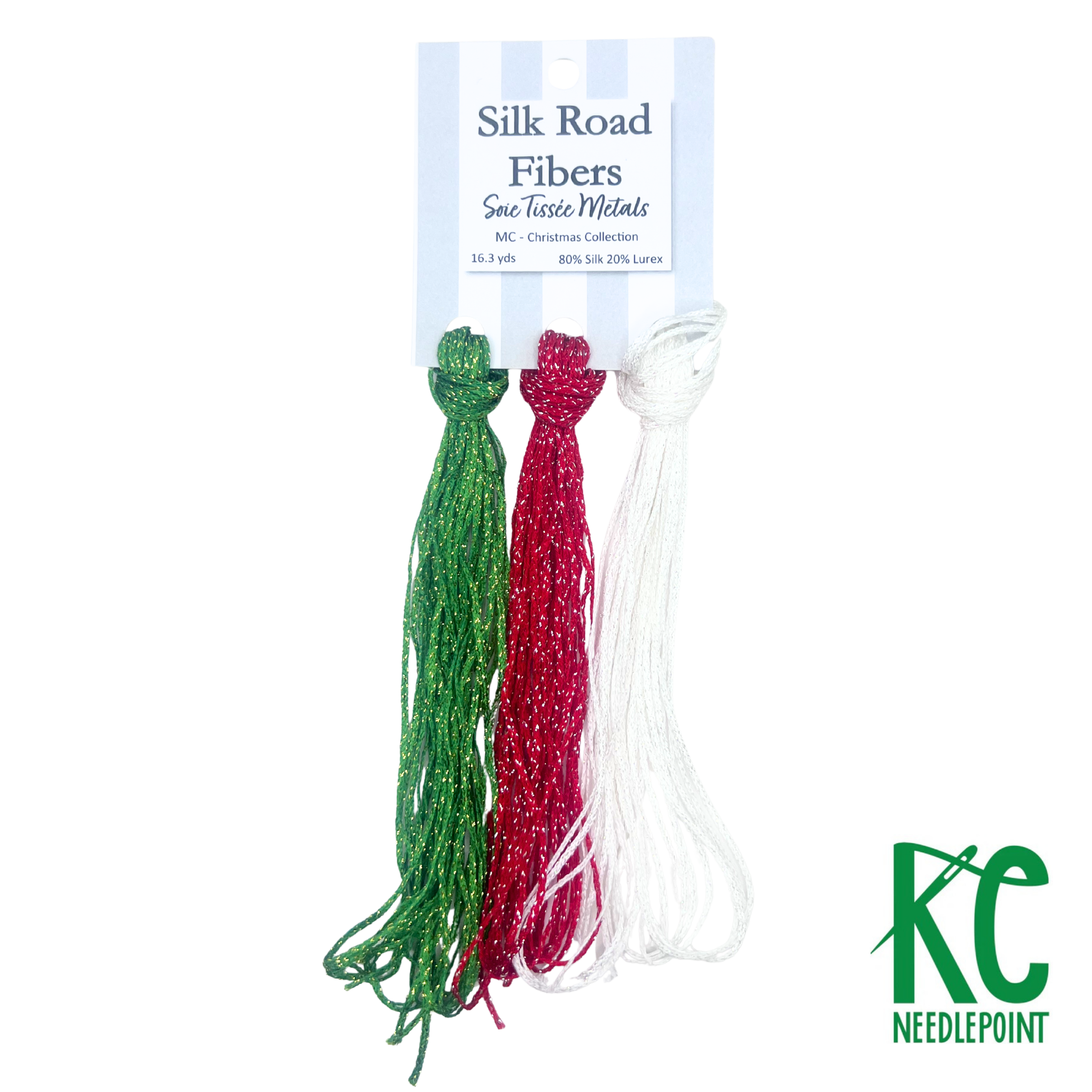 Soie Tissée Metals MC8102 Christmas - KC Needlepoint