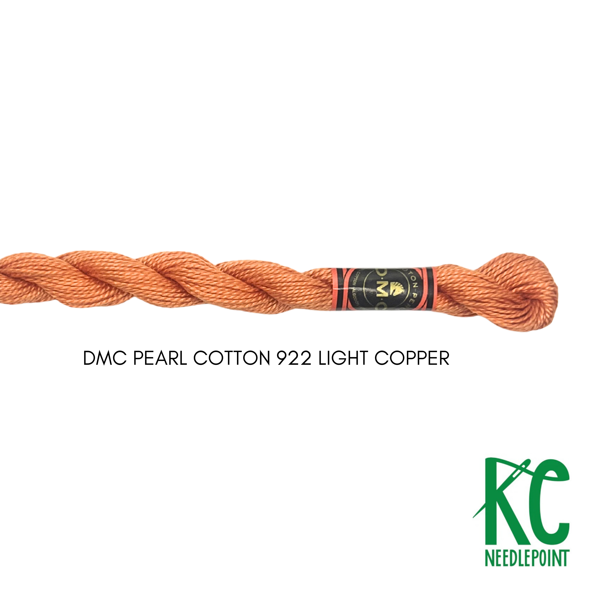 DMC 5 Pearl Cotton 922 Light Copper - KC Needlepoint